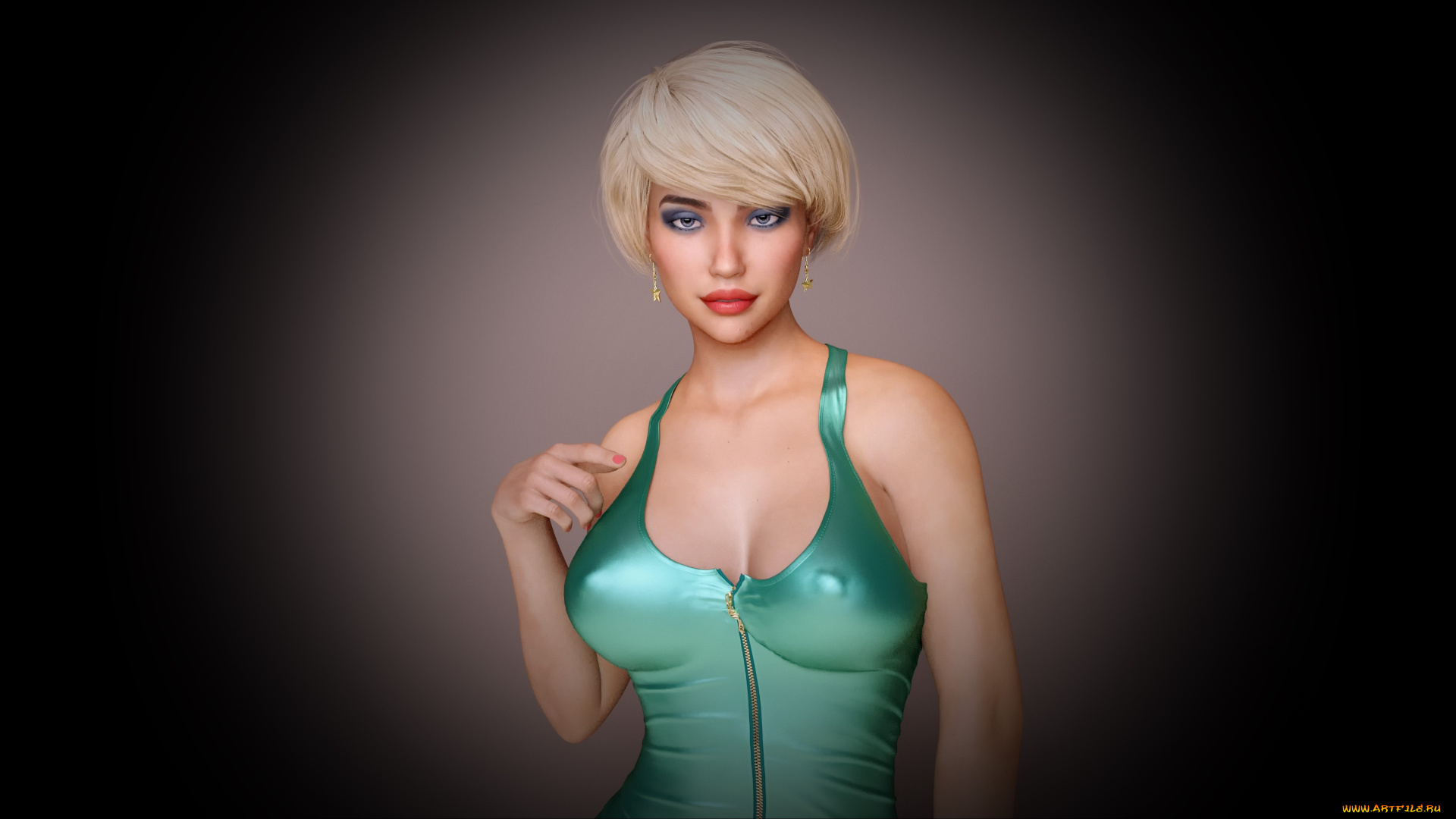 3д, графика, люди, , people, фон, взгляд, девушка