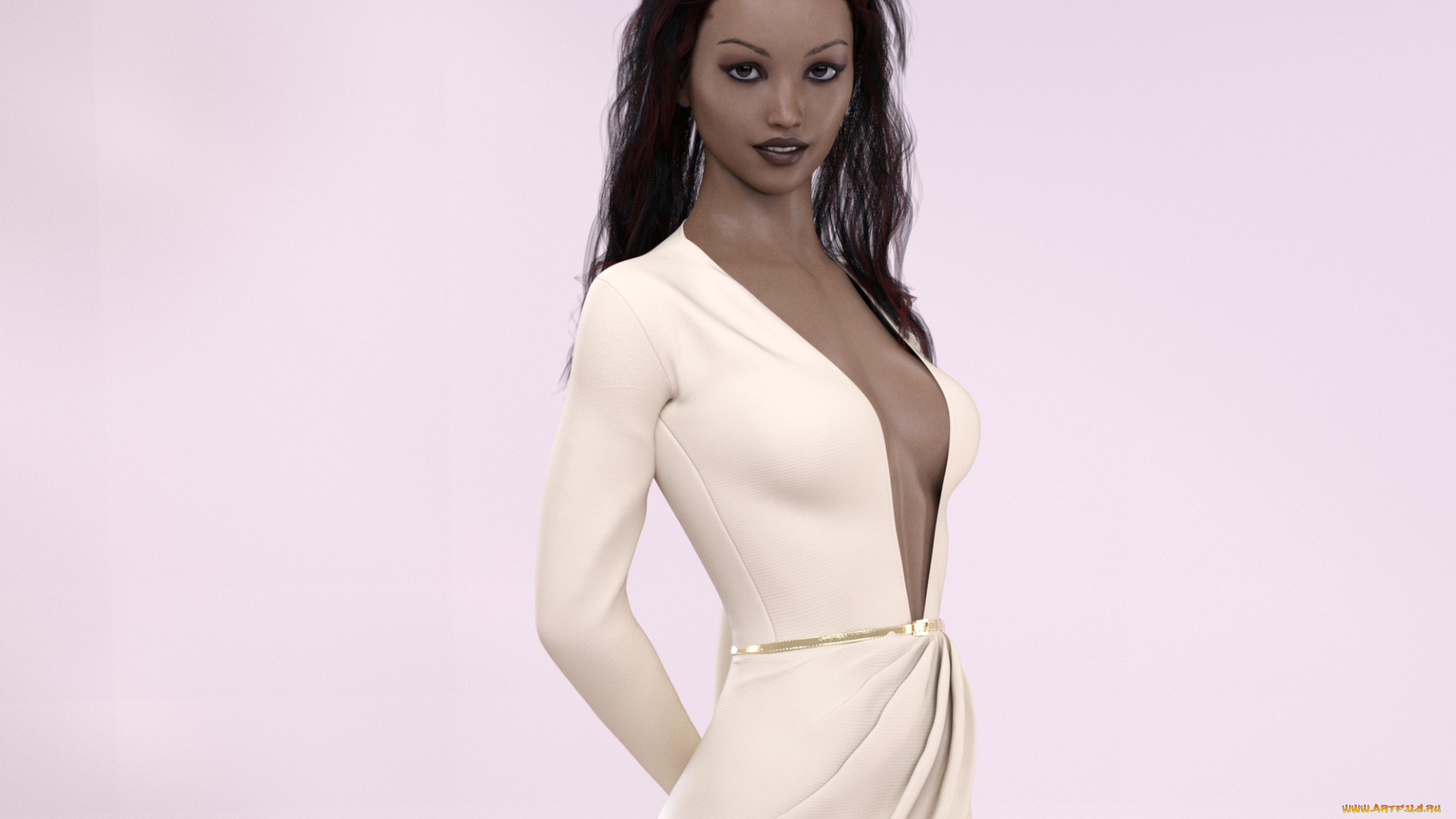 3д, графика, люди, , people, фон, взгляд, девушка