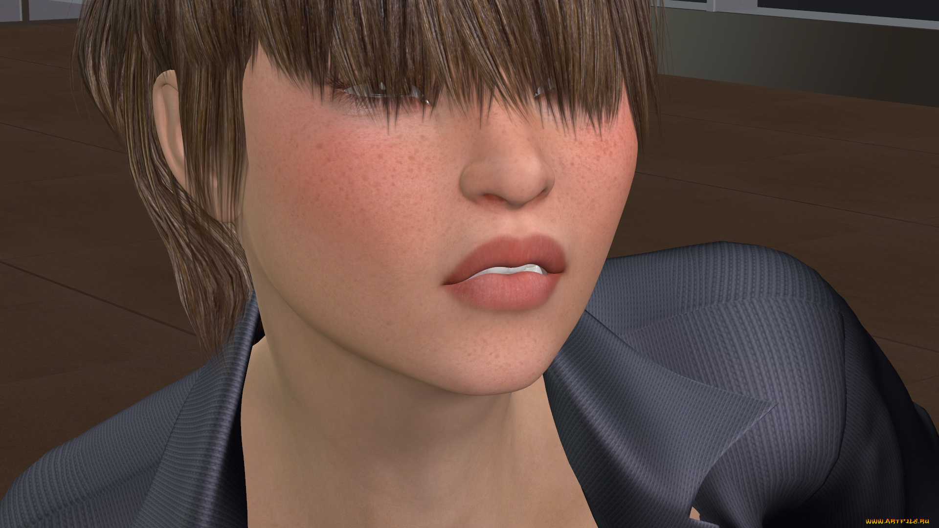 3д, графика, портрет, , portraits, фон, девушка, взгляд