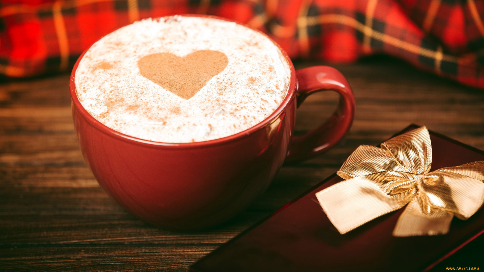 еда, кофе, , кофейные, зёрна, бант, подарок, капучино