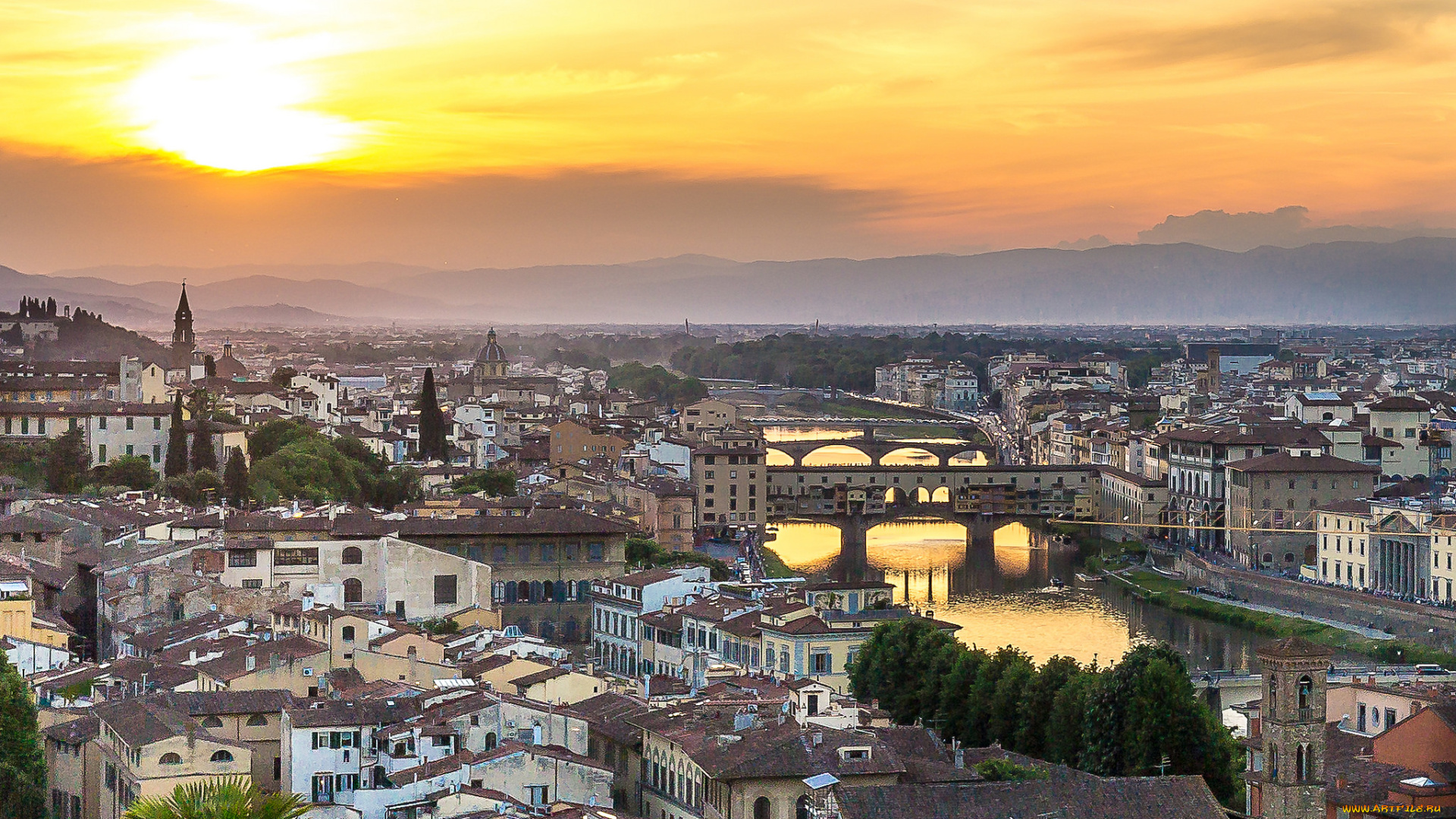florence, города, флоренция, , италия, простор