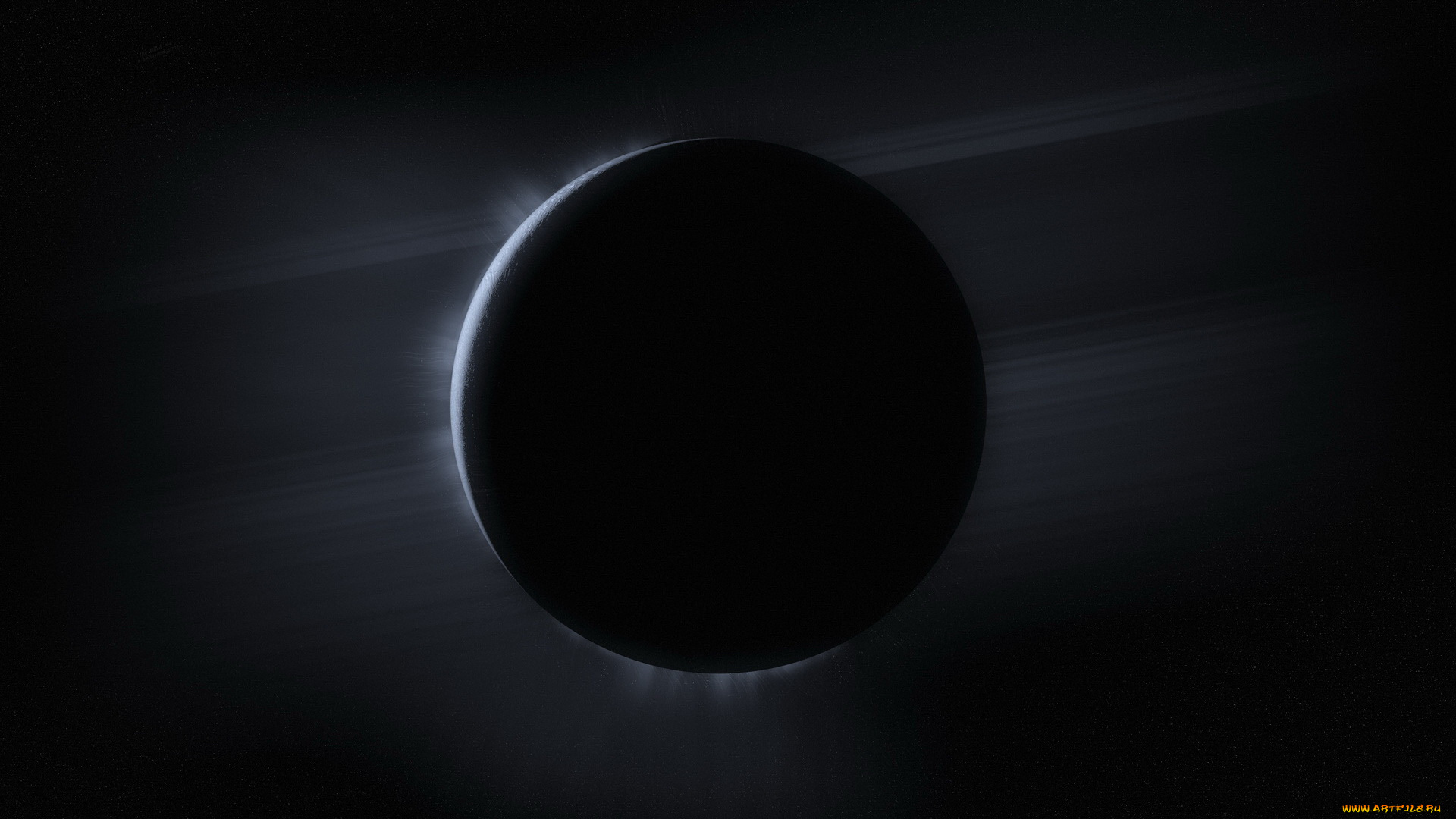 космос, луна, затмение