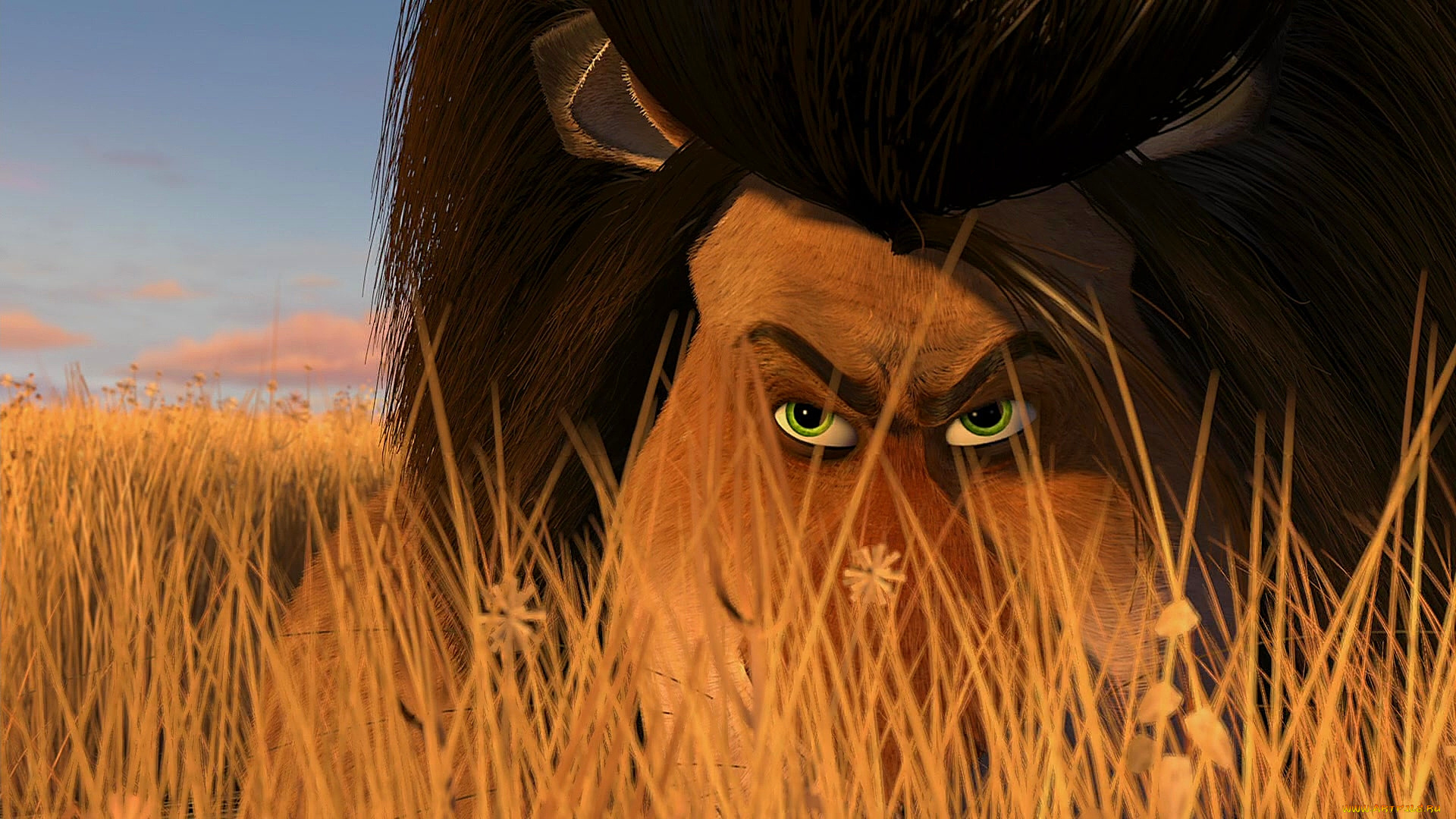 мультфильмы, madagascar, , escape, 2, africa, растения, лев, взгляд