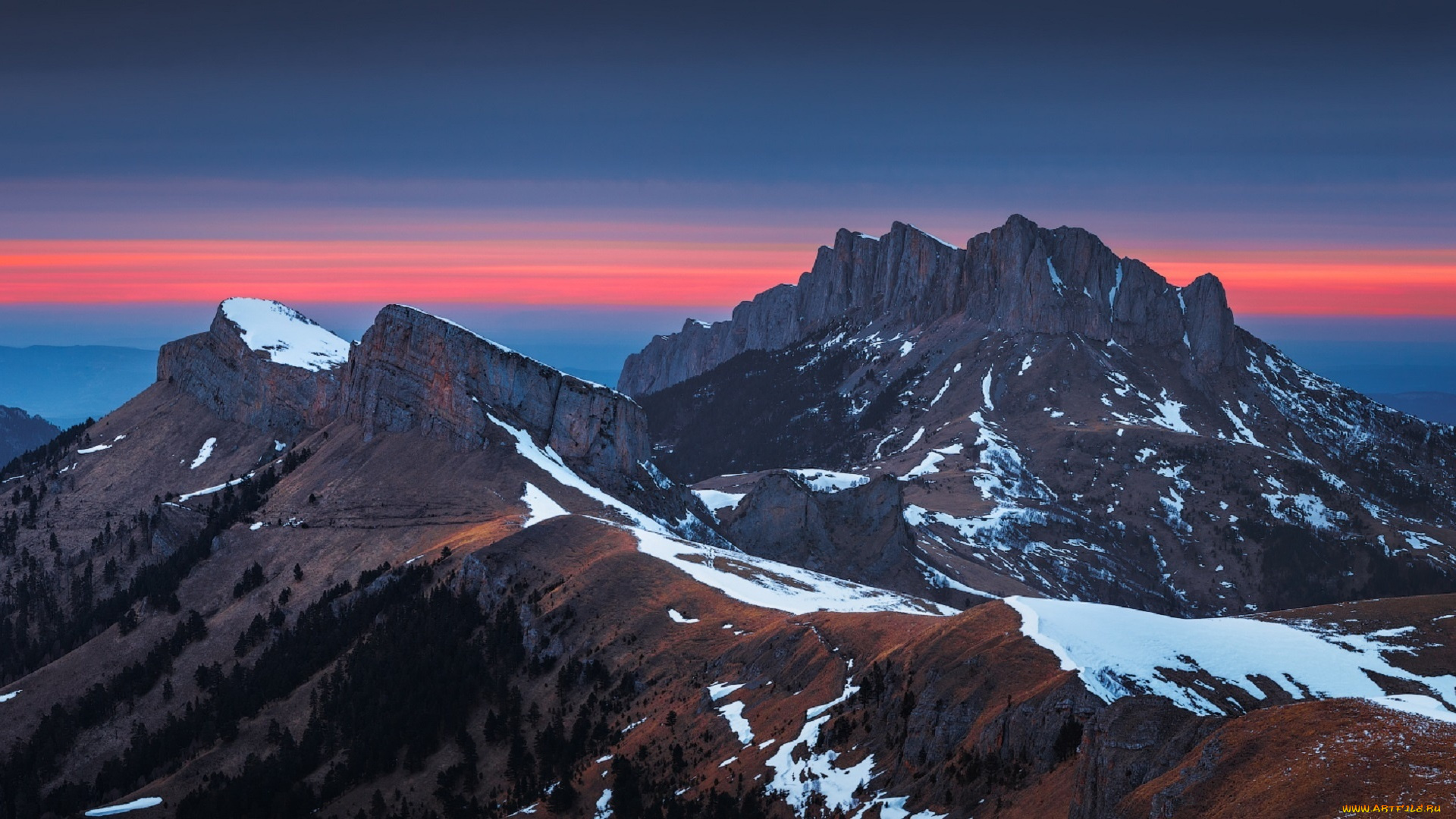 природа, горы, кавказ, михаил, дубровинский, адыгея, тхач