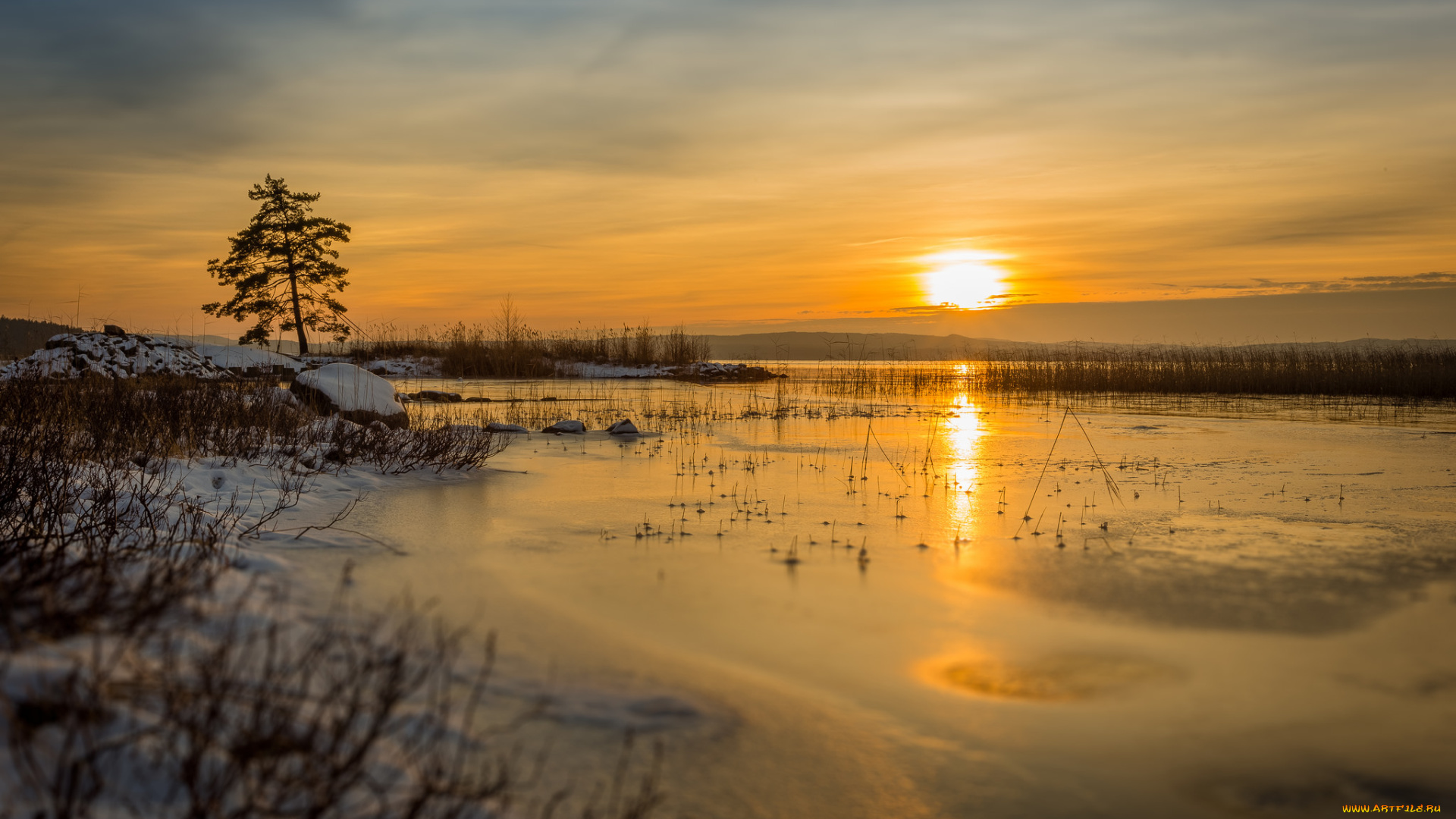 природа, восходы, закаты, простор