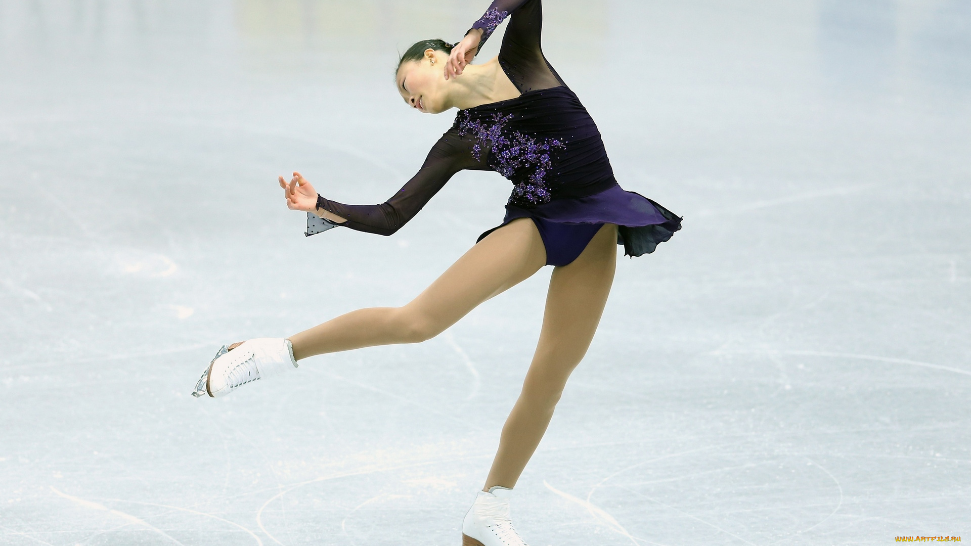 спорт, фигурное, катание, девушка, выступление