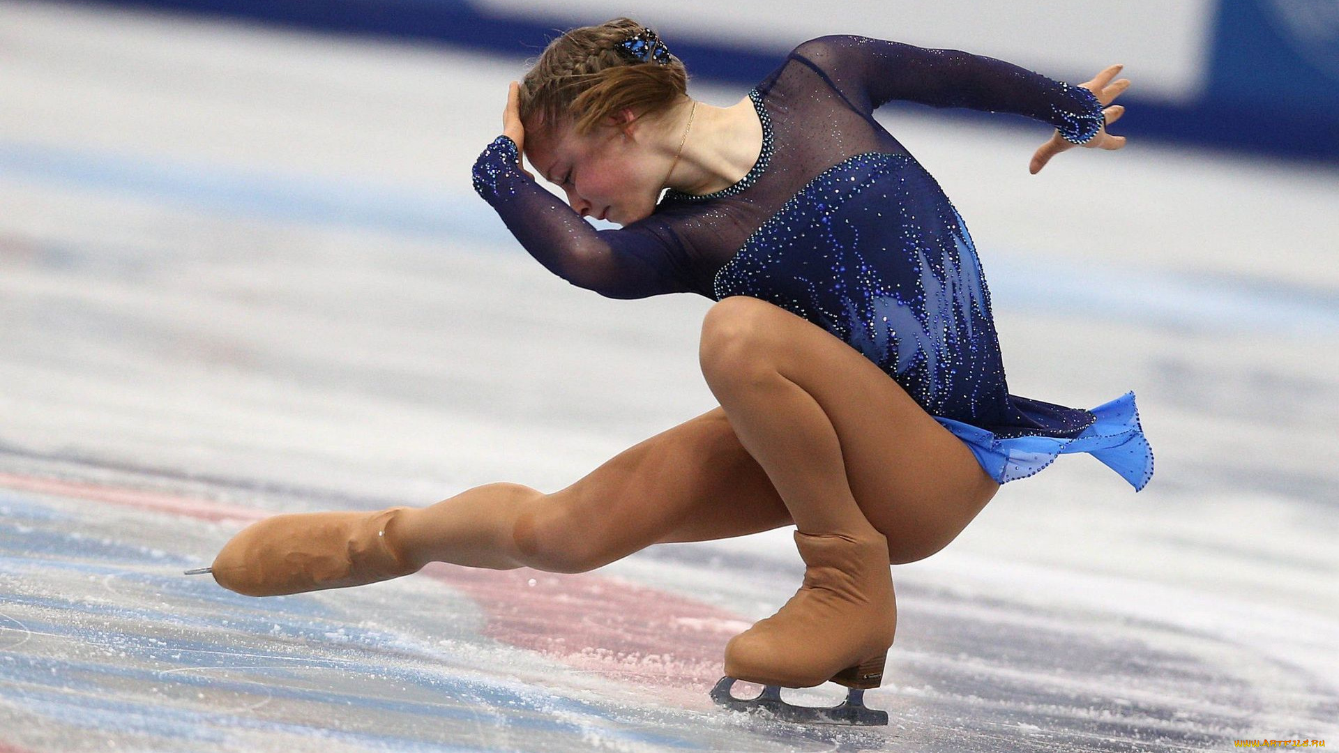 спорт, фигурное, катание, девушка, выступление