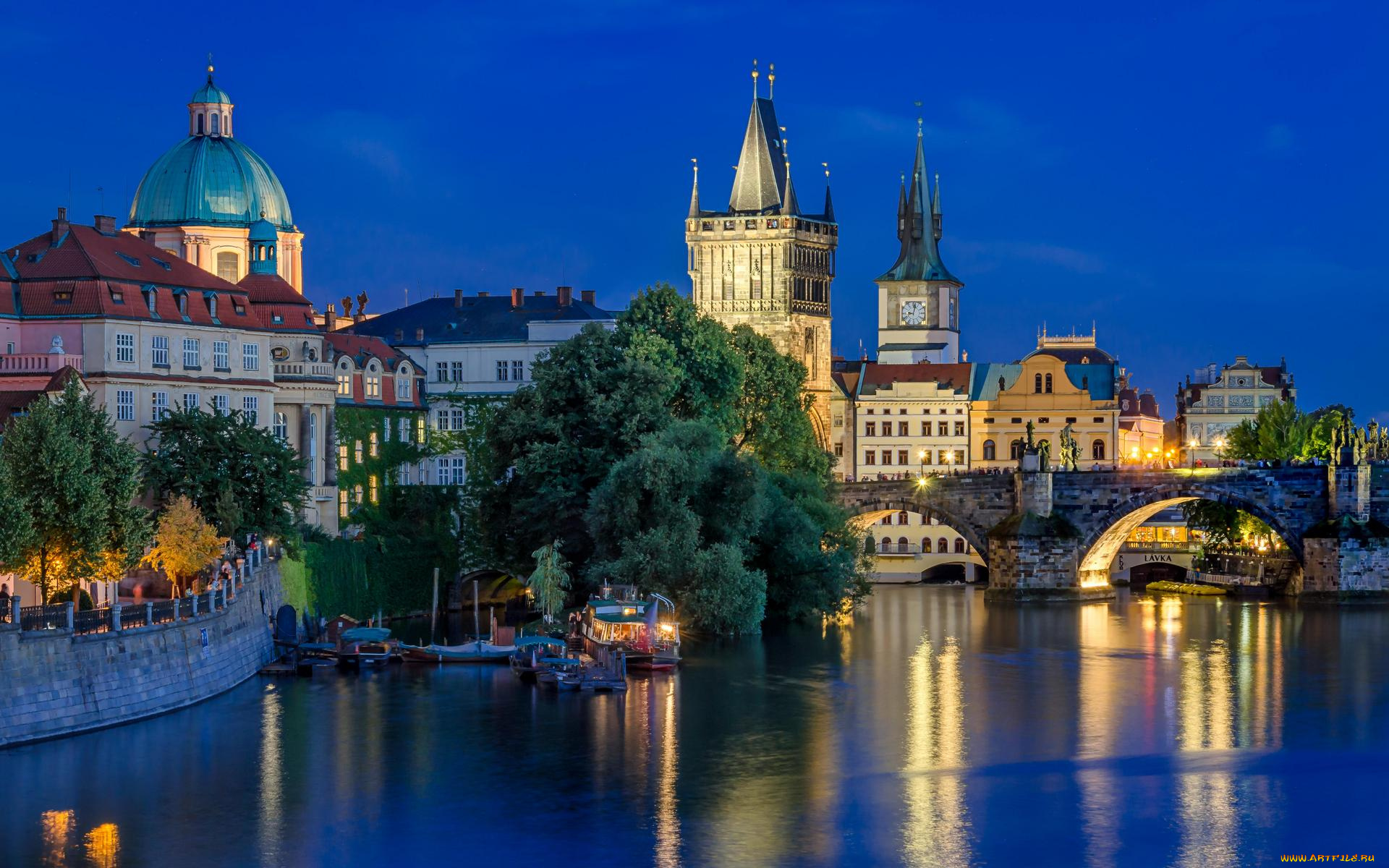 города, прага, , Чехия, прага, карлов, мост, Чешская, республика