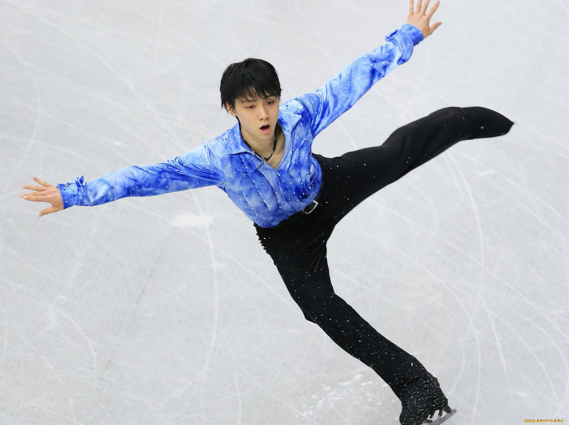 спорт, фигурное, катание, парень, выступление