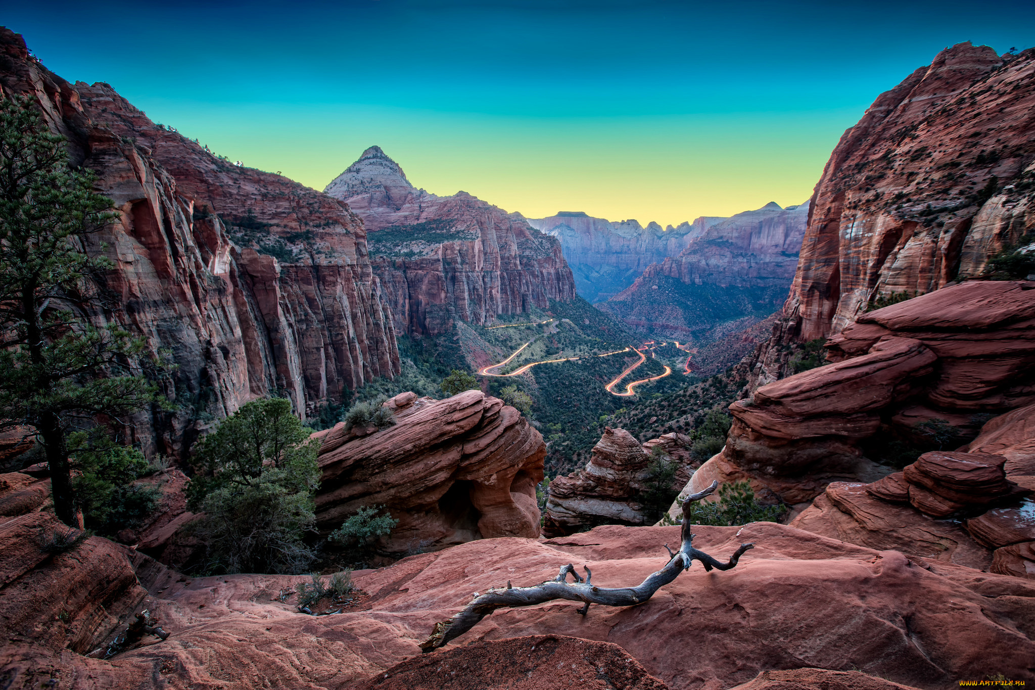 природа, горы, простор