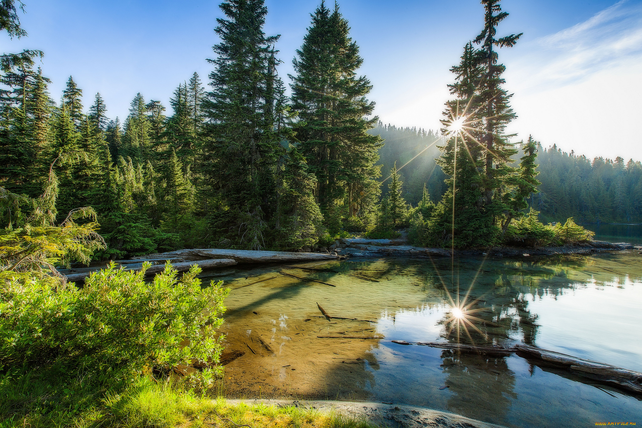 природа, реки, озера, простор