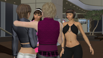 Картинка 3д+графика люди+ people взгляд девушки фон