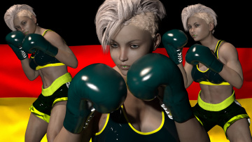 Картинка 3д+графика спорт+ sport фон взгляд девушка