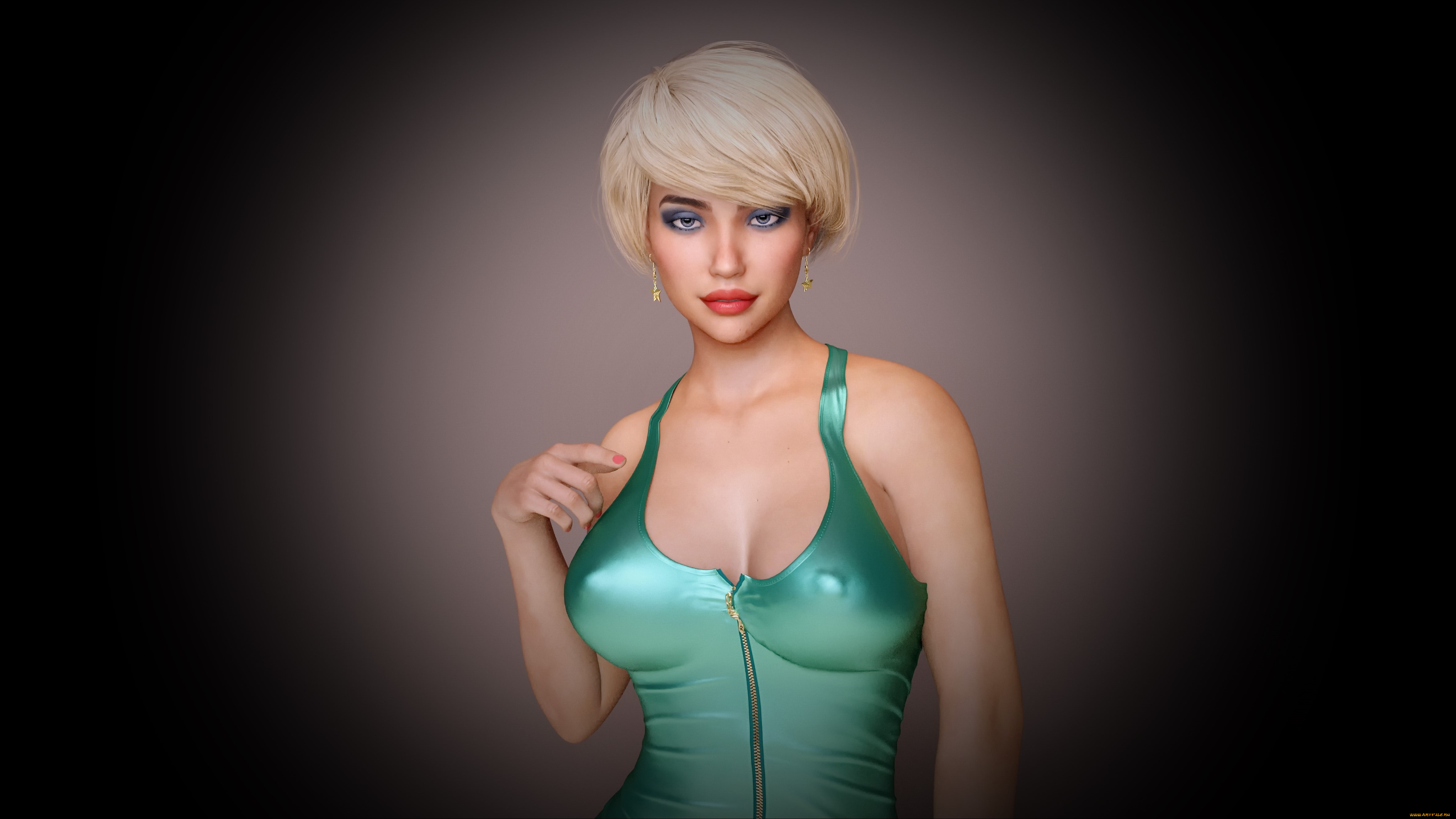 3д, графика, люди, , people, фон, взгляд, девушка