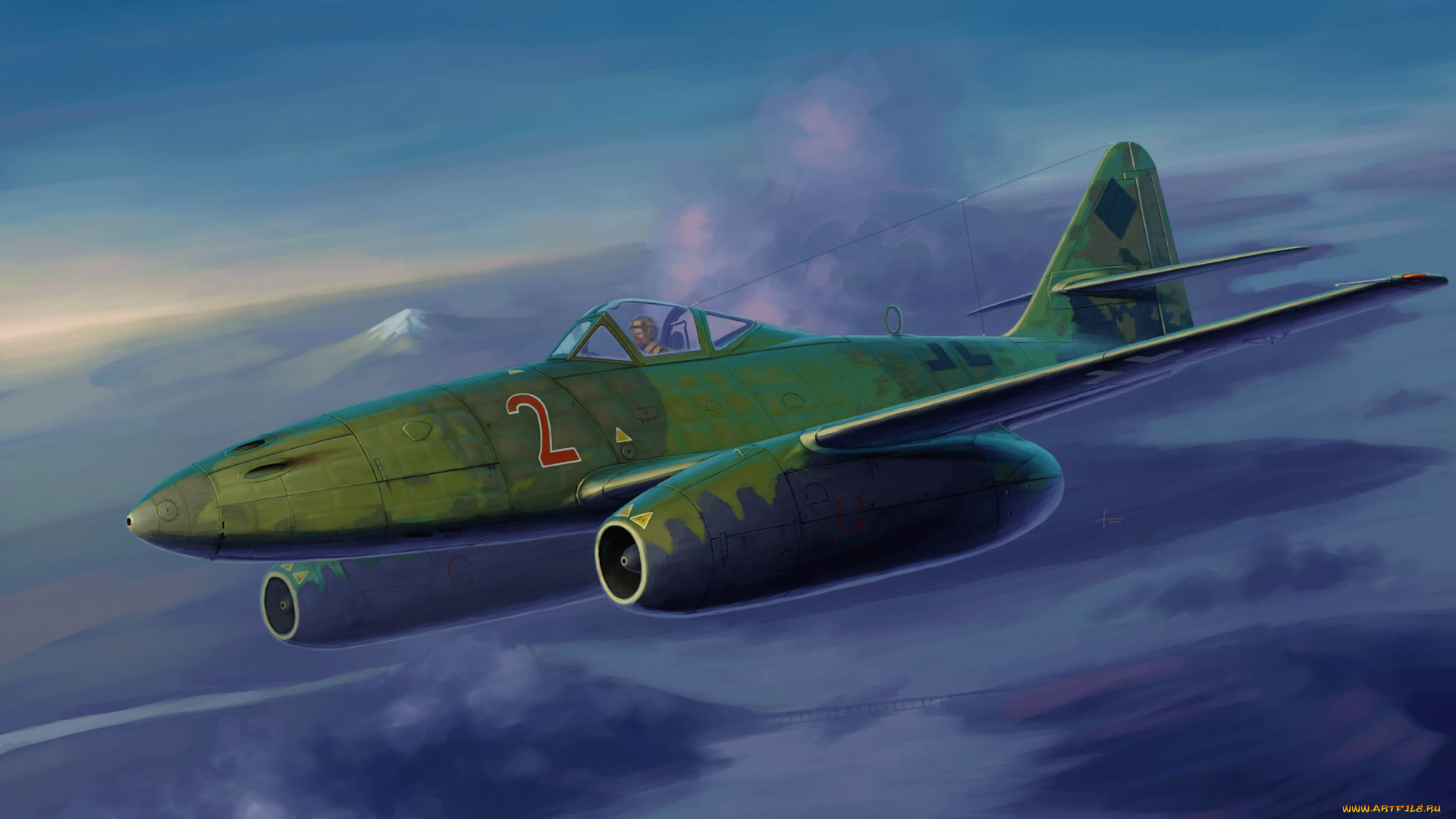 авиация, 3д, рисованые, v-graphic, немец