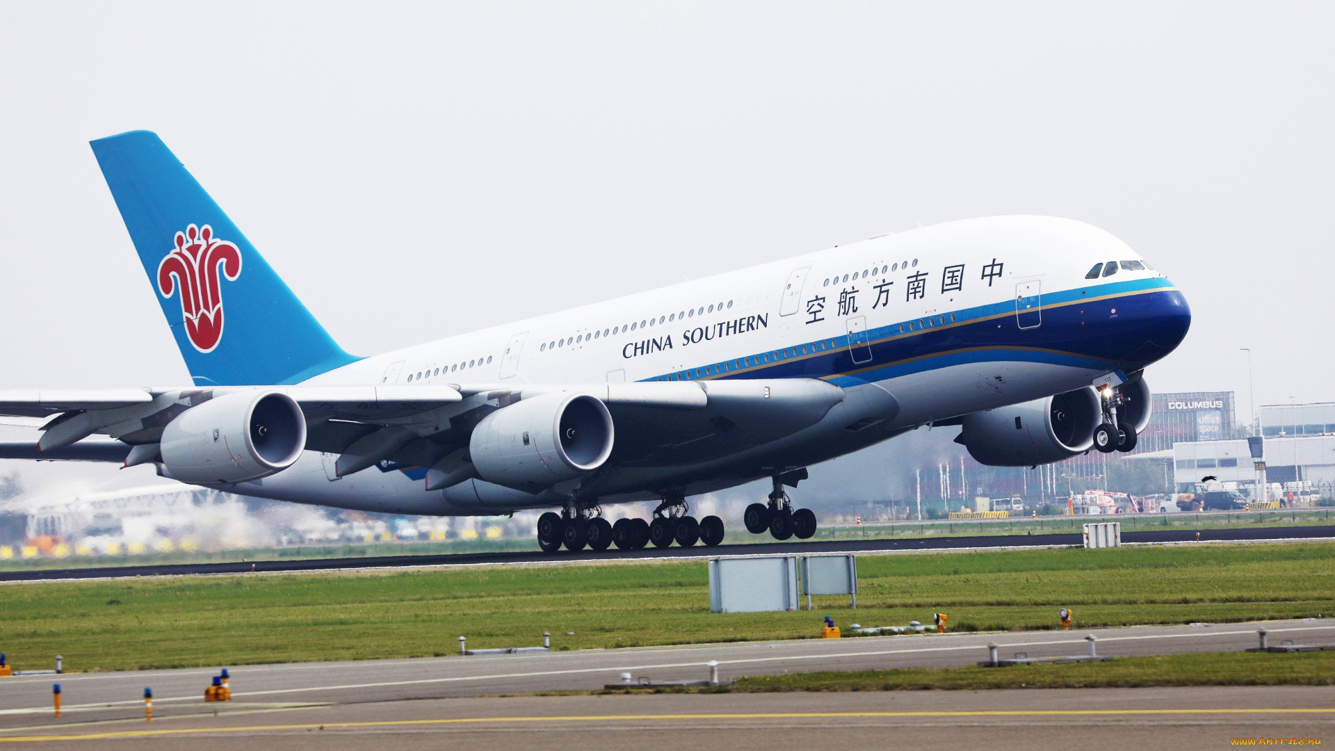 авиация, пассажирские, самолёты, взлёт