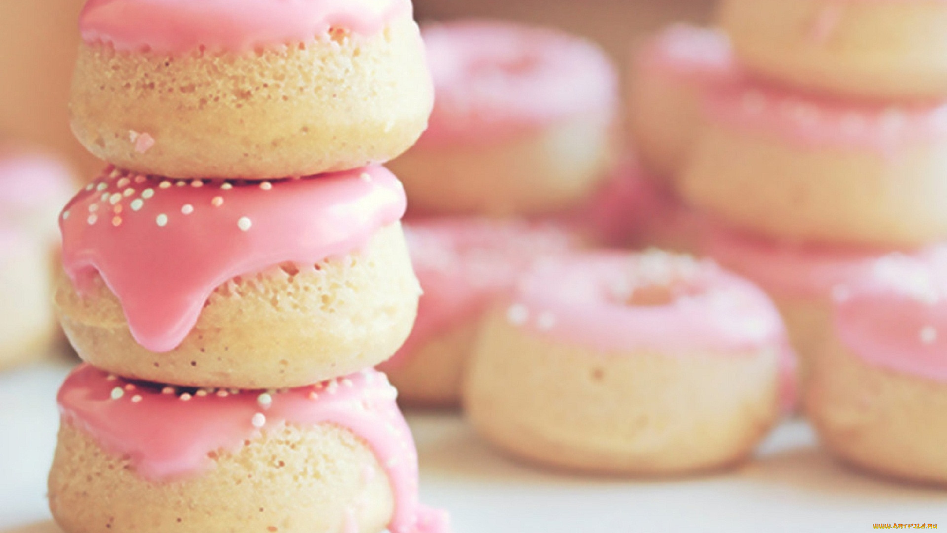 еда, хлеб, , выпечка, пончики, глазурь