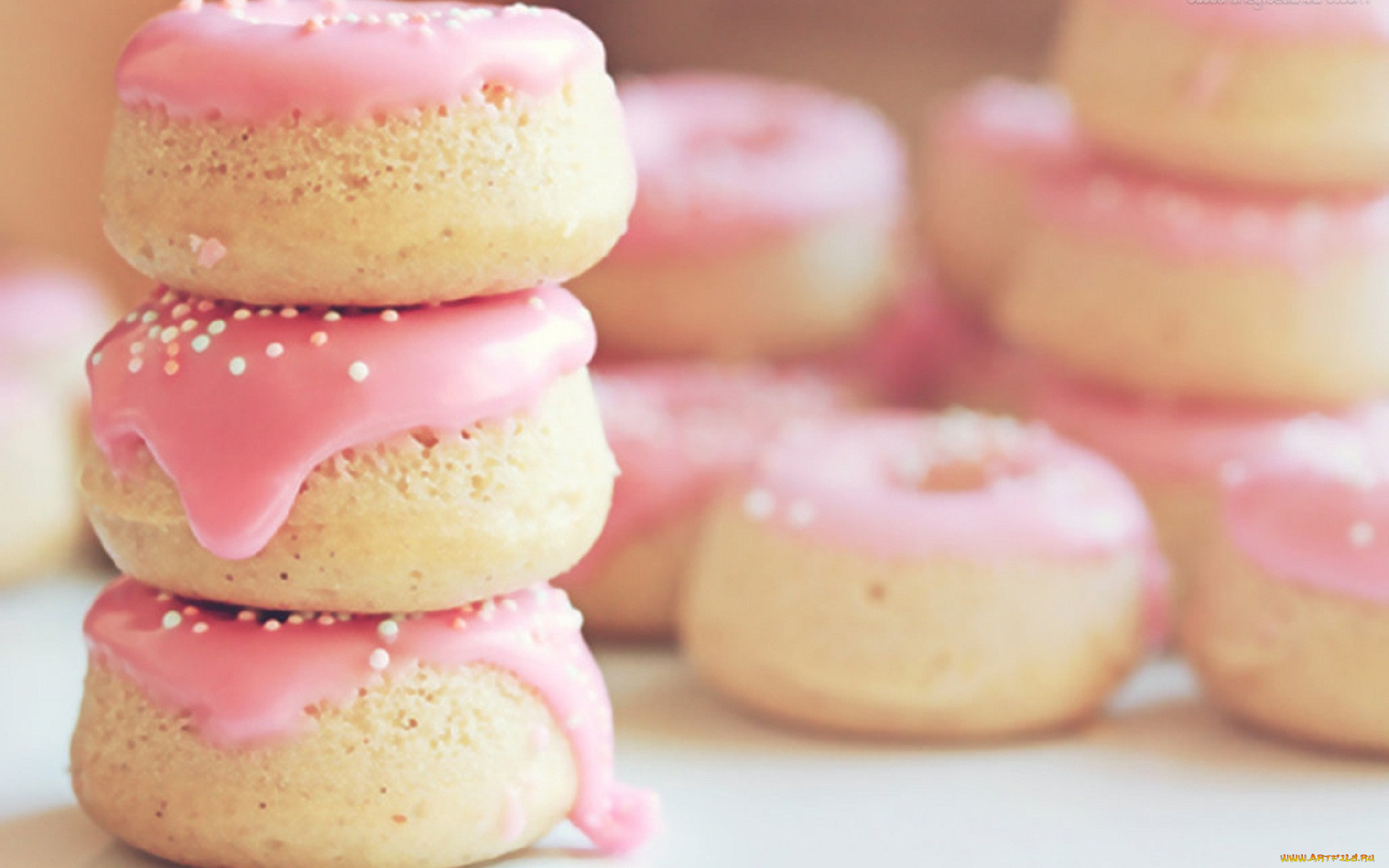 еда, хлеб, , выпечка, пончики, глазурь