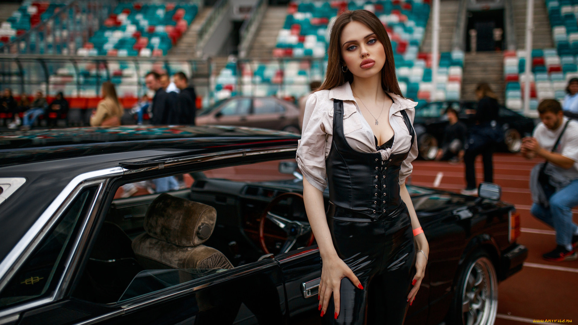 автомобили, -авто, с, девушками, красивая, девушка