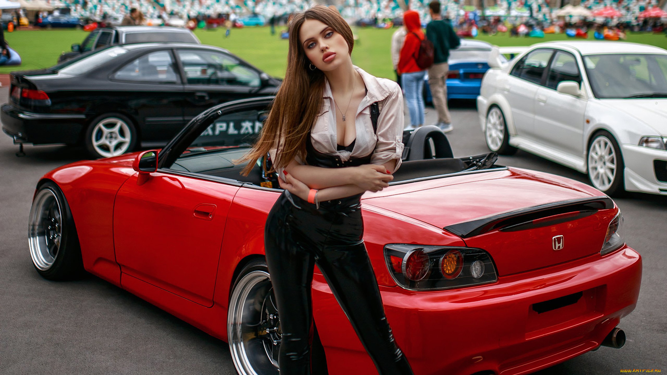 автомобили, -авто, с, девушками, красивая, девушка