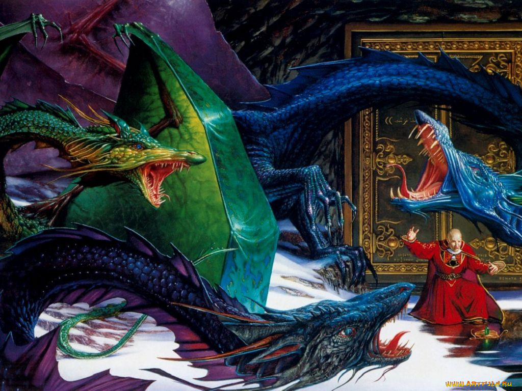 фэнтези, драконы