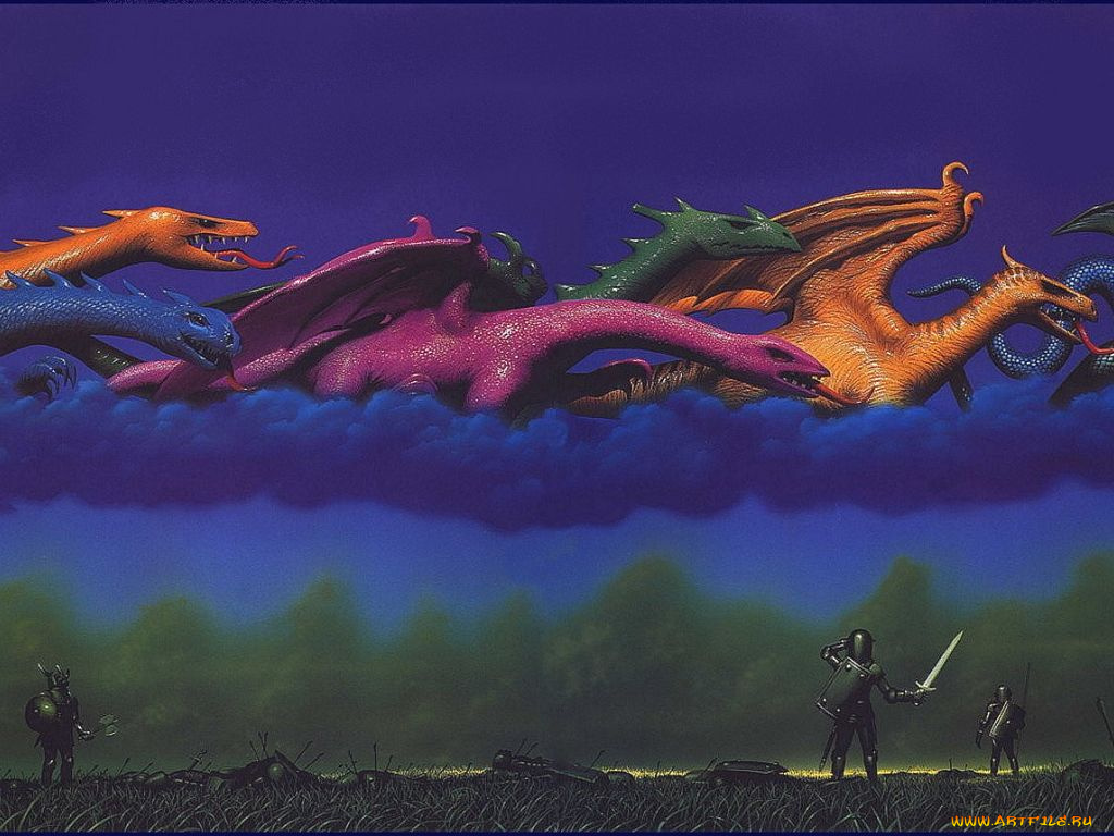 фэнтези, драконы