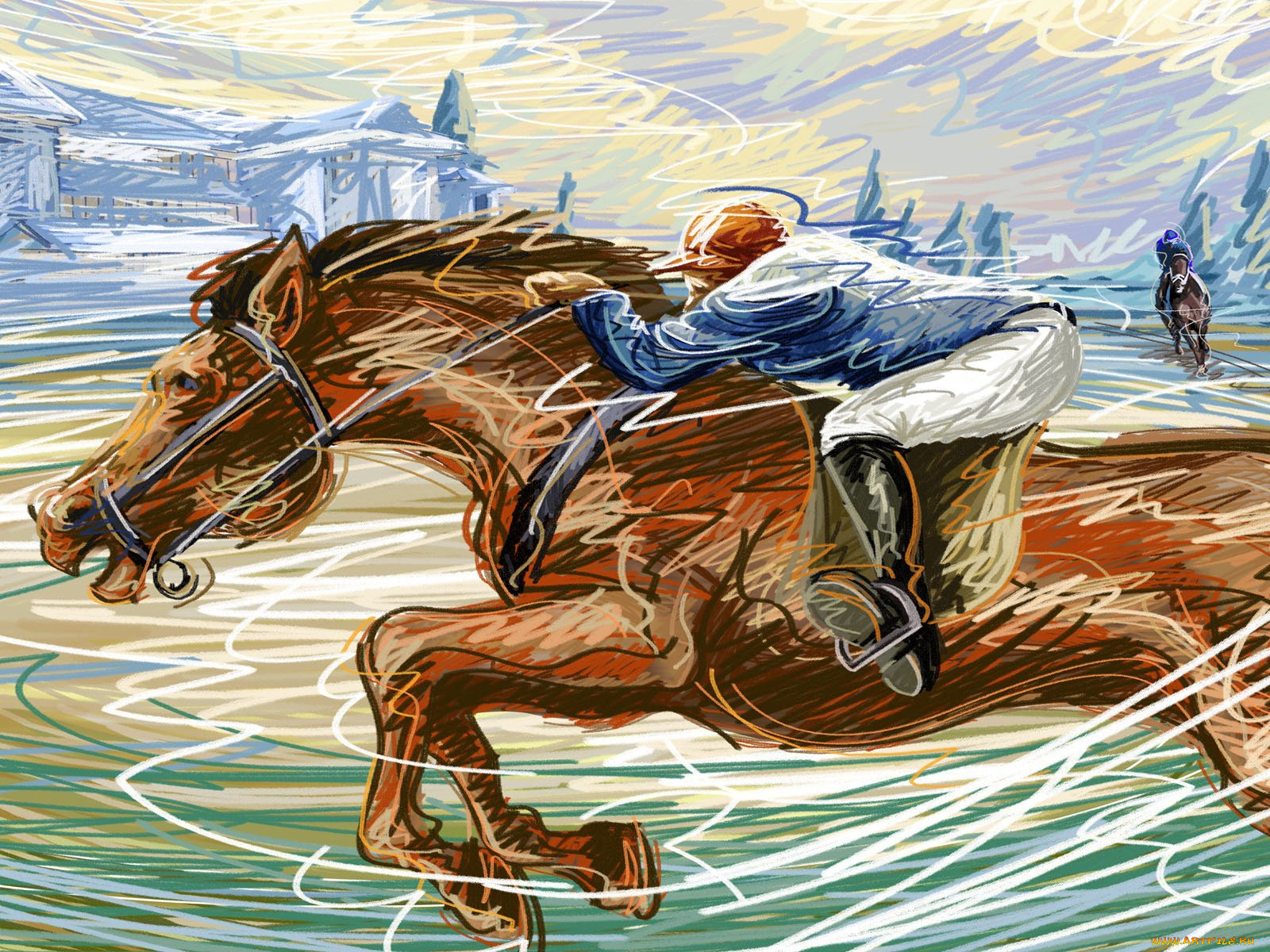 рисованные, люди