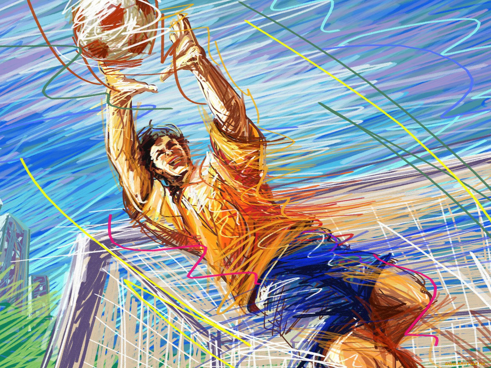 рисованные, люди