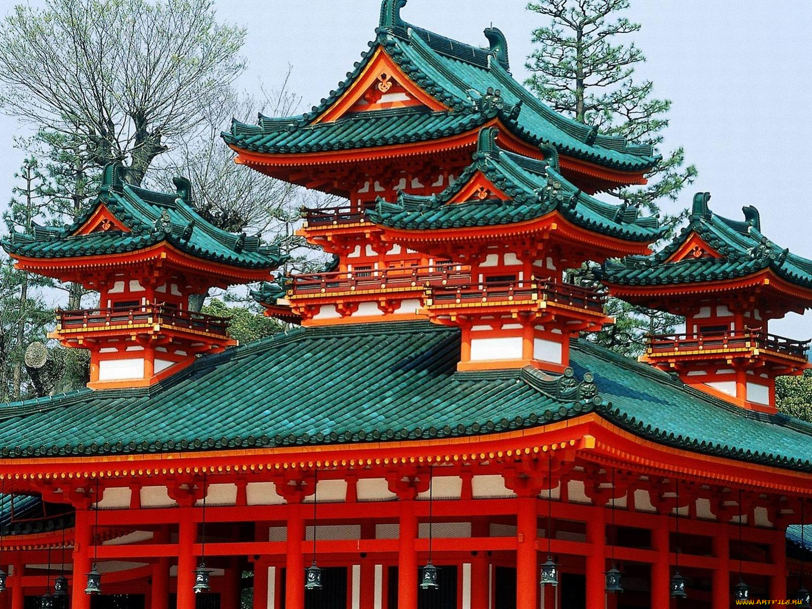 города, буддистские, другие, храмы