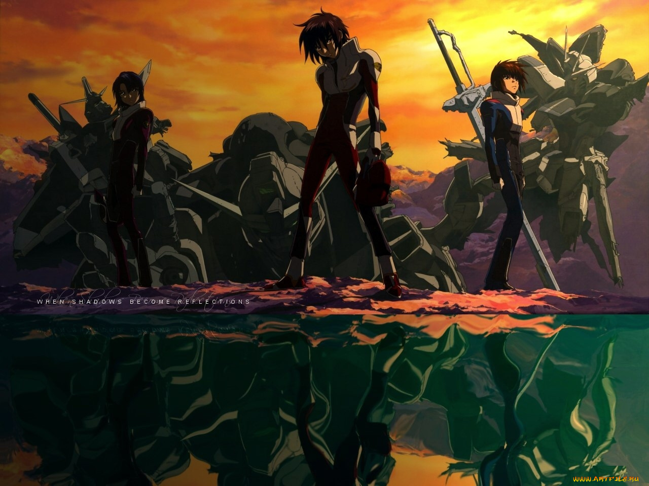 аниме, gundam, seed