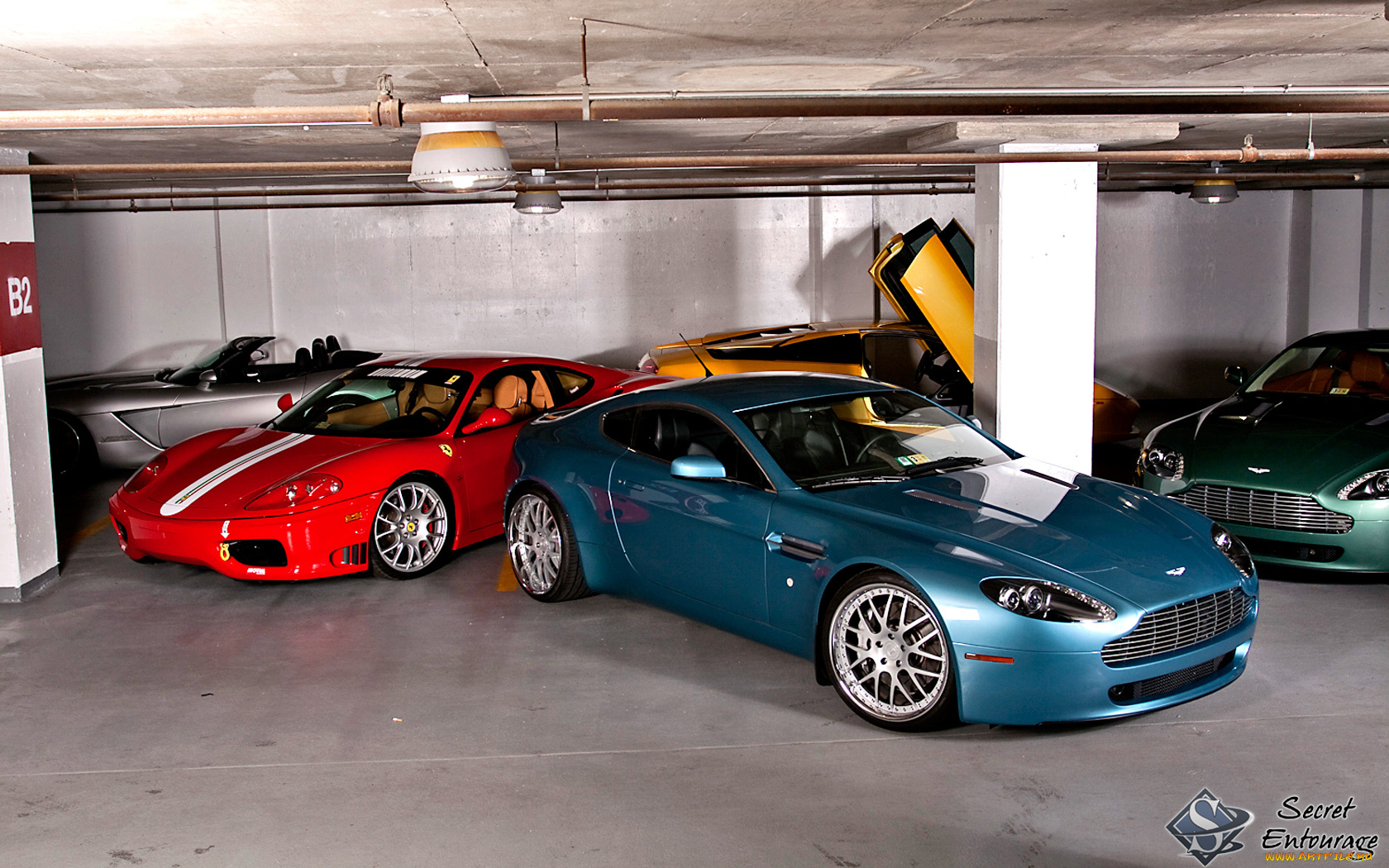 автомобили, разные, вместе