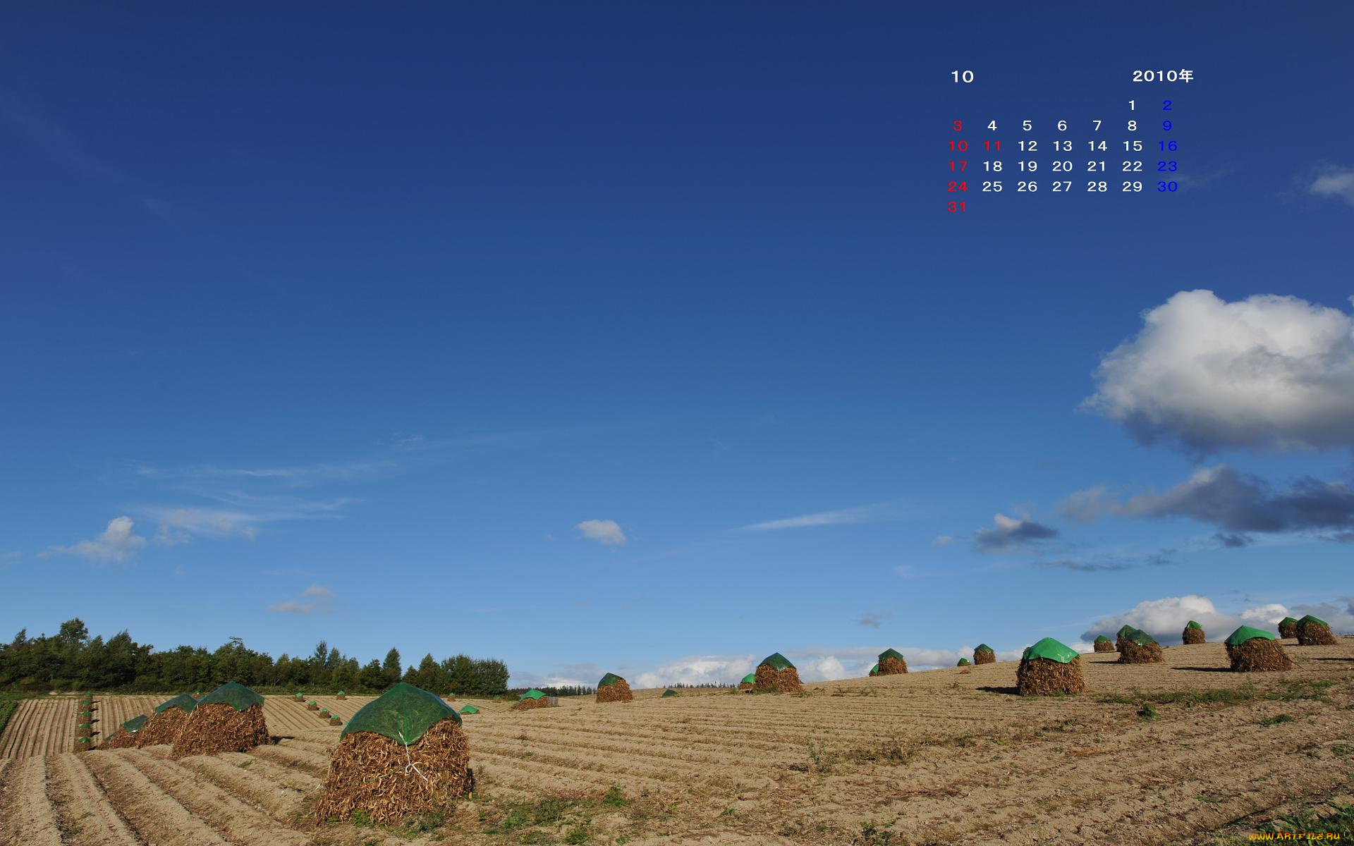 календари, природа