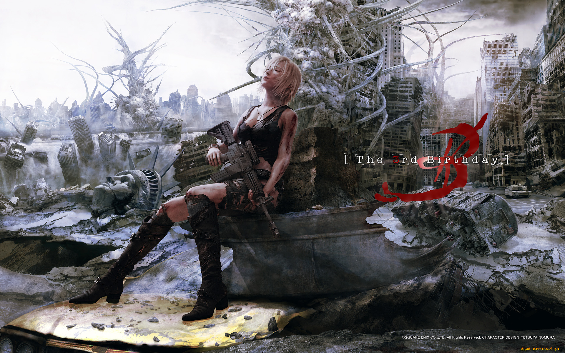 parasite, eve, 3rd, birthday, artwork, видео, игры, the