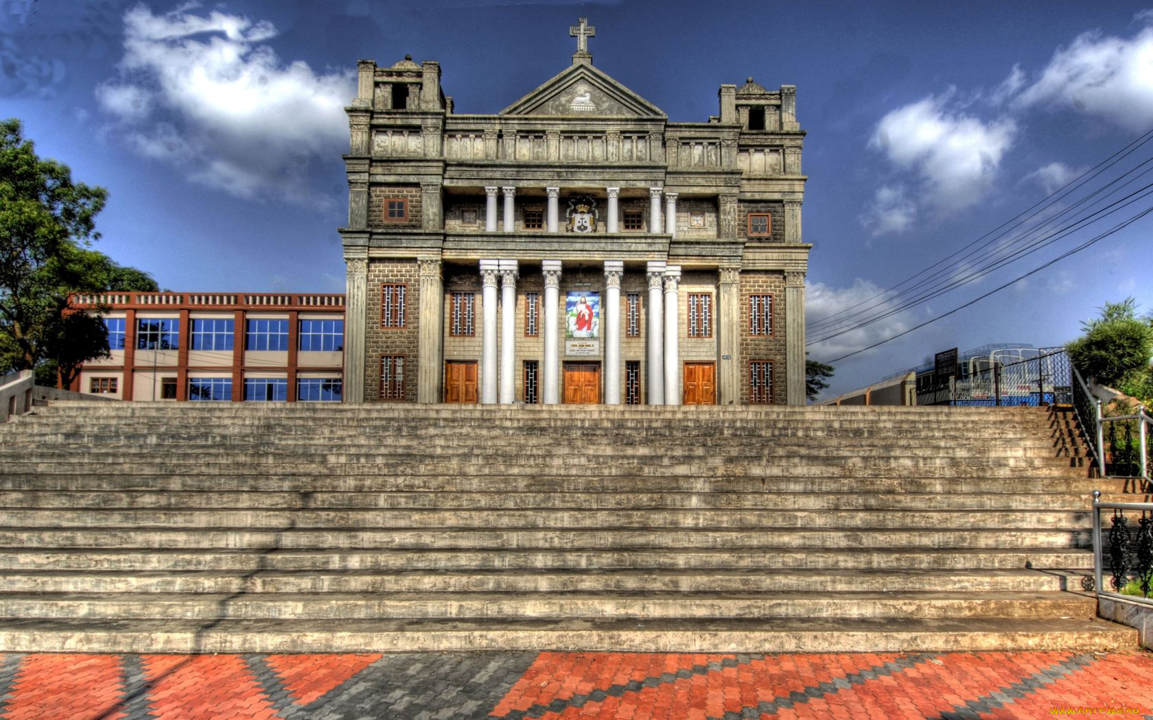 города, католические, соборы, костелы, аббатства, индия