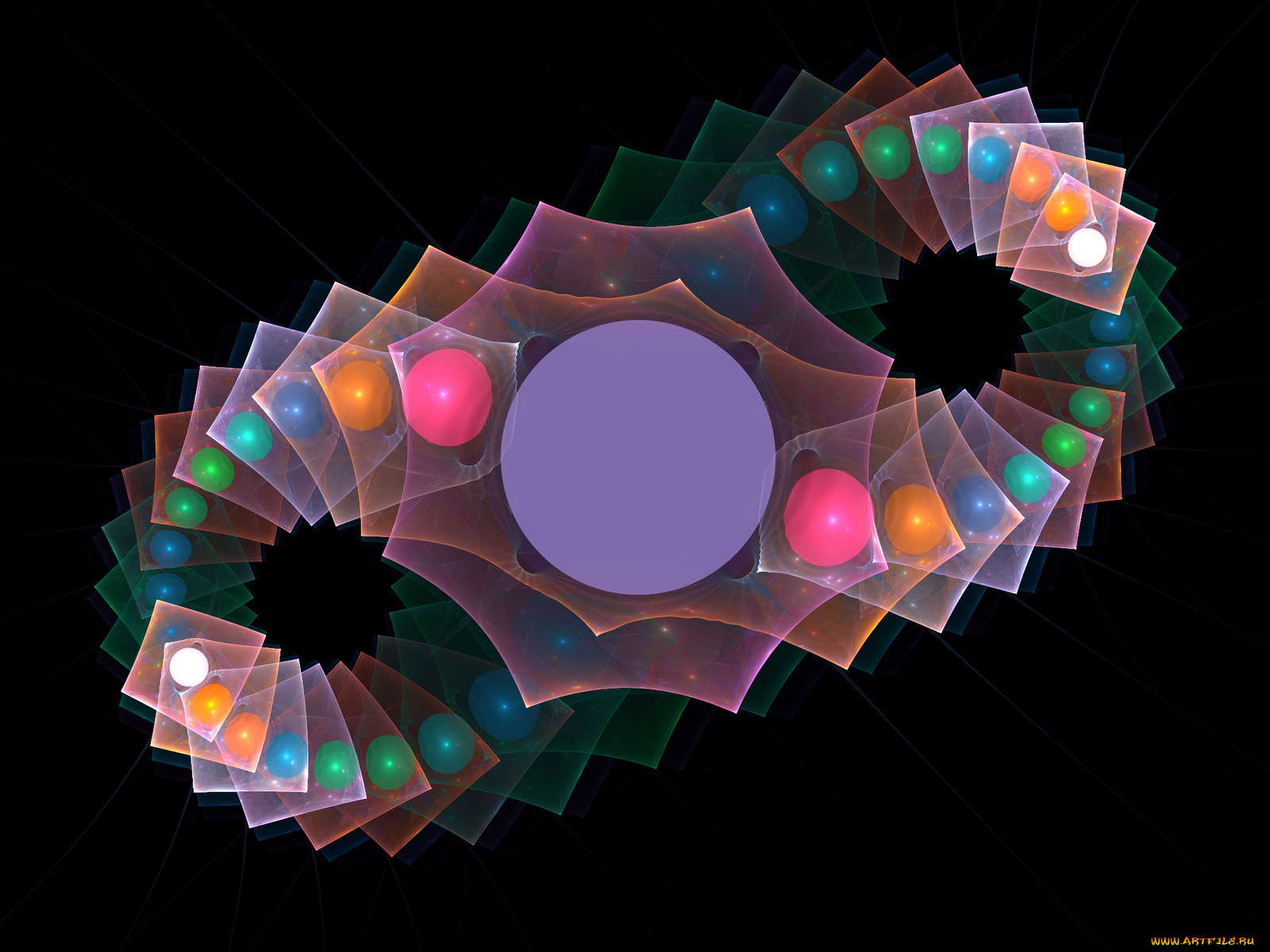 3д, графика, fractal, фракталы, фон, цвета, узор