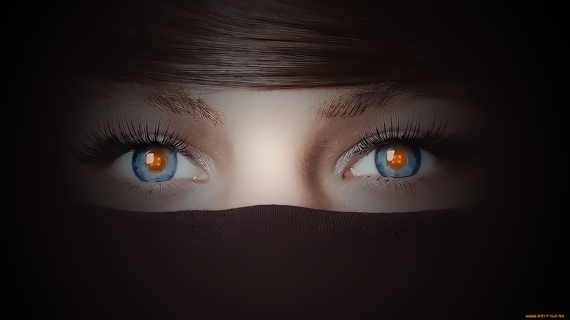 3д, графика, 3d, eyes, глаза, фон, узор, цвета