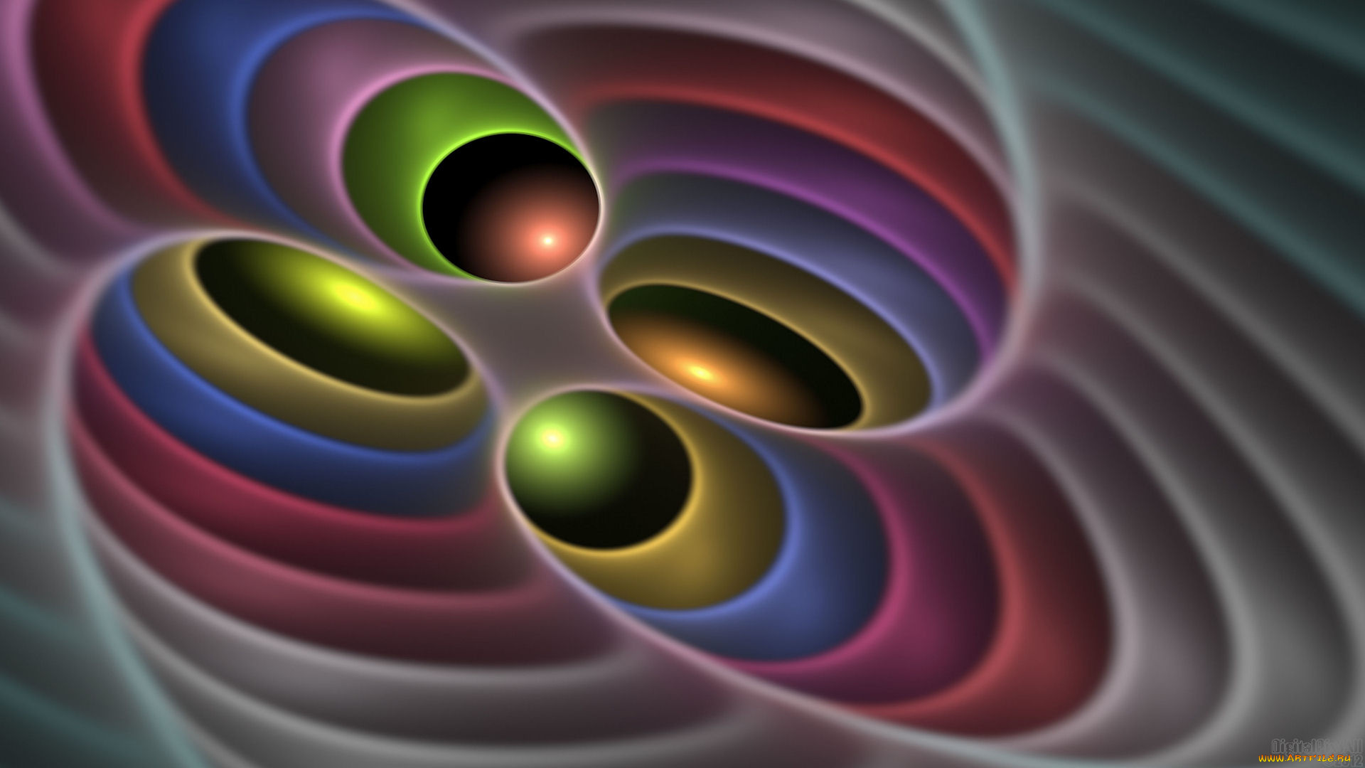 3д, графика, fractal, фракталы