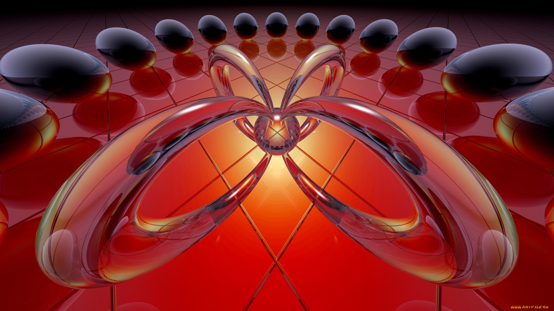 3д, графика, fractal, фракталы, цвета, фон, узор