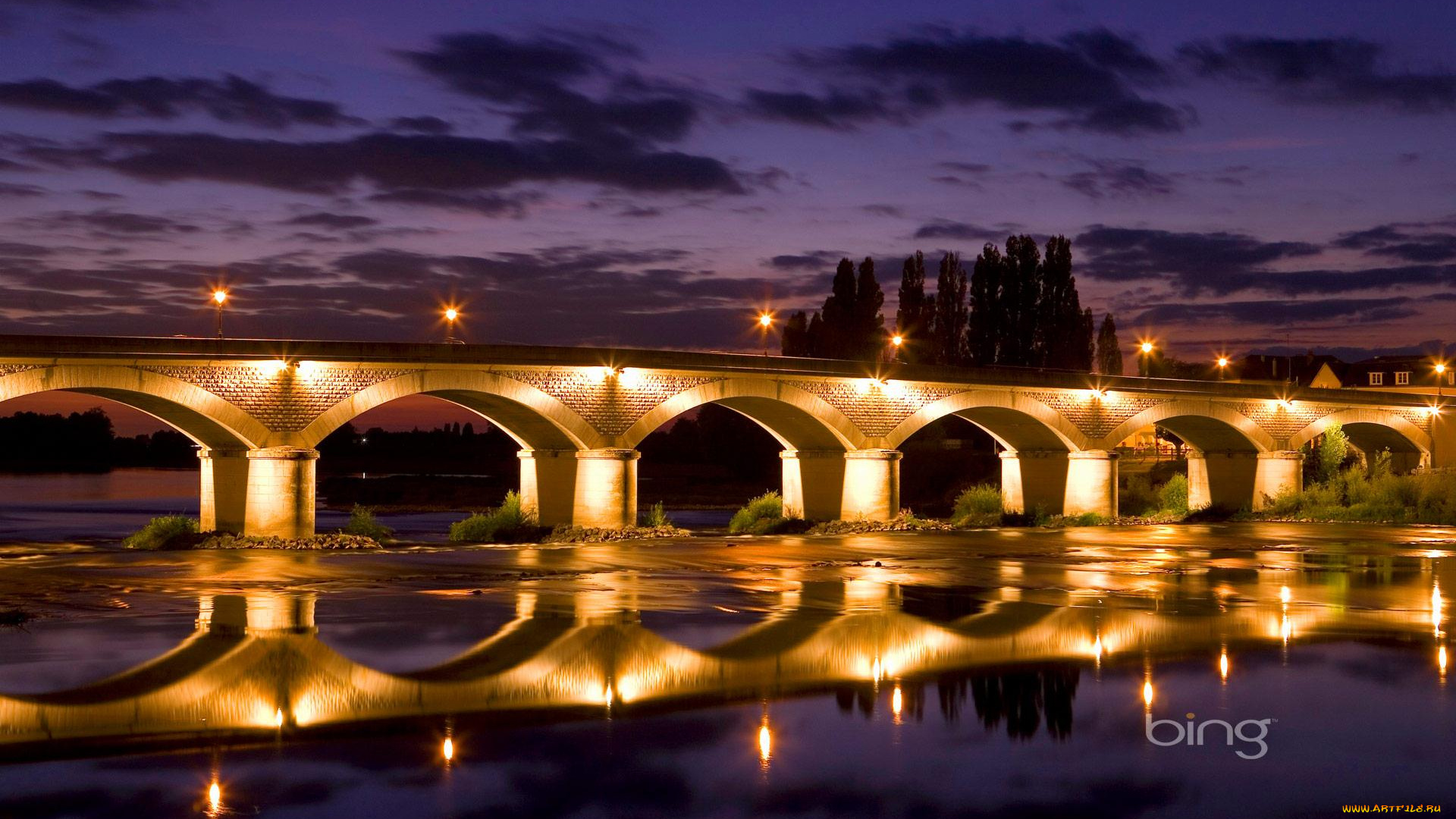 города, мосты, мост, река, amboise, france