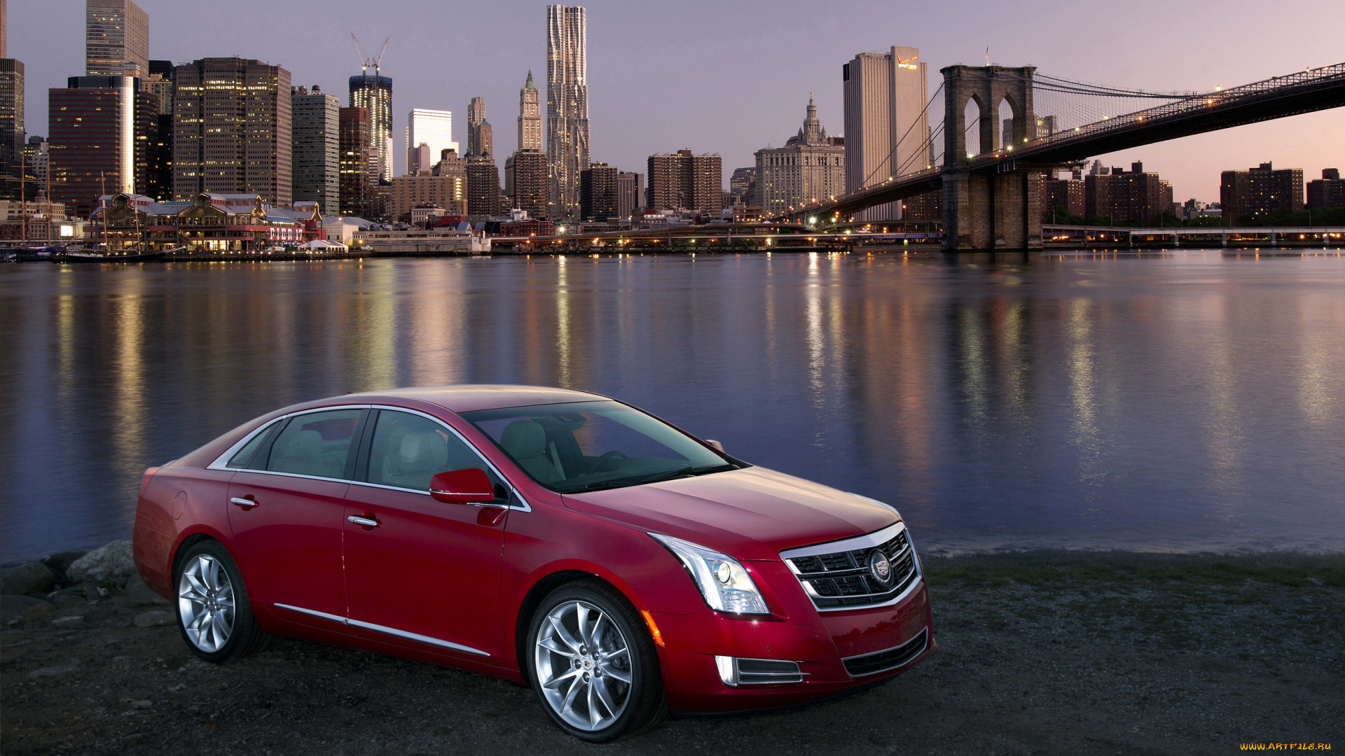 2014, cadillac, xts, vsport, twin, turbo, v6, автомобили, дома, река