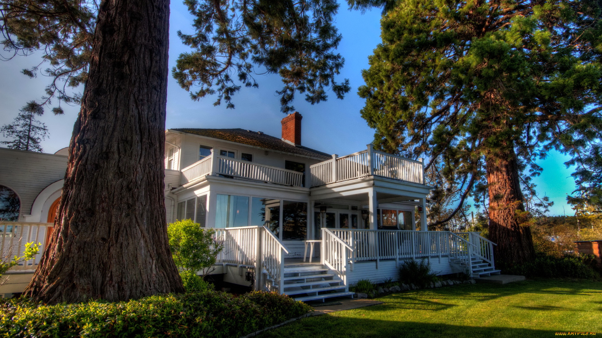 north, saanich, канада, города, здания, дома, дом, парк, ландшафт