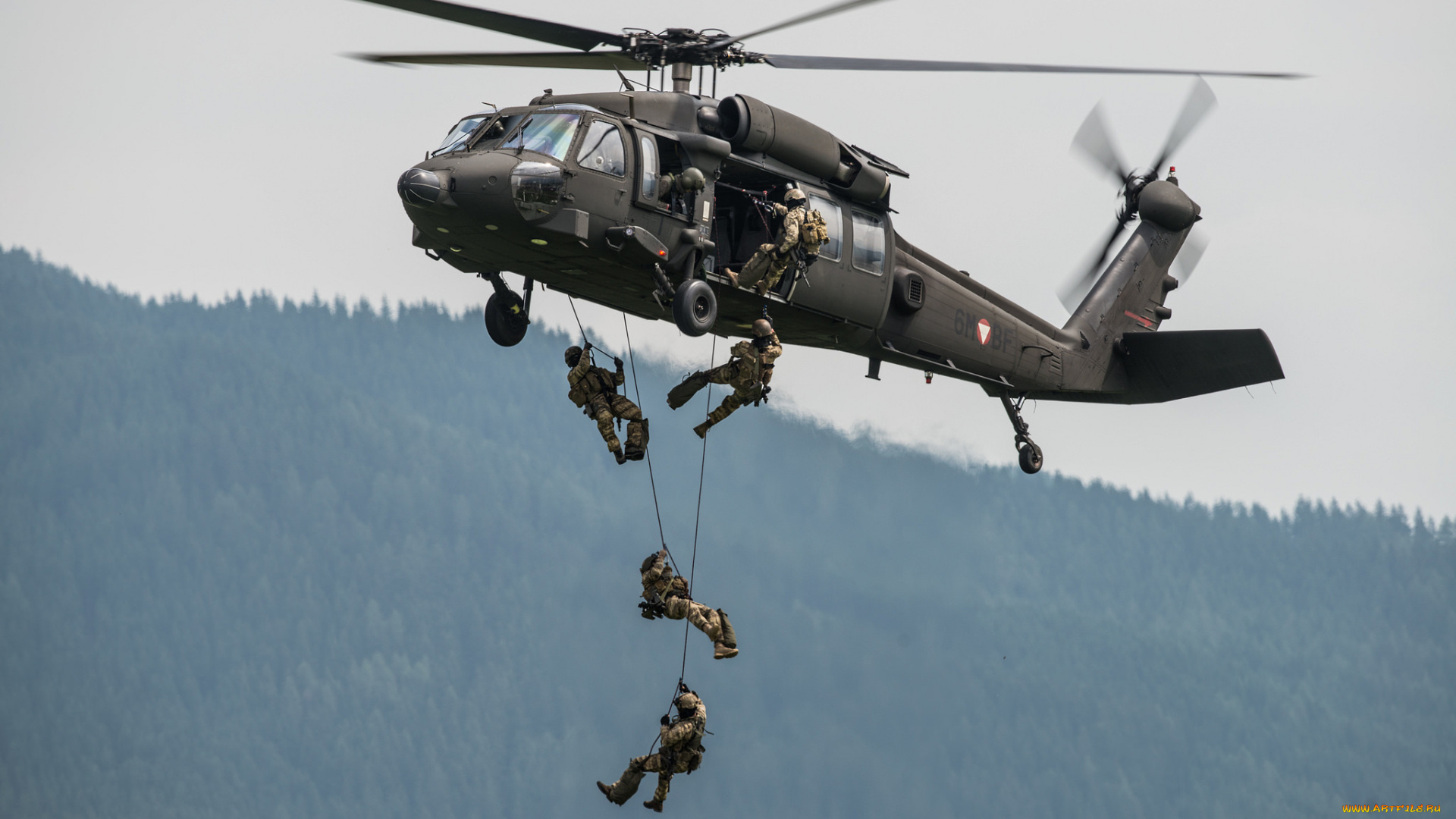 авиация, вертолёты, десант