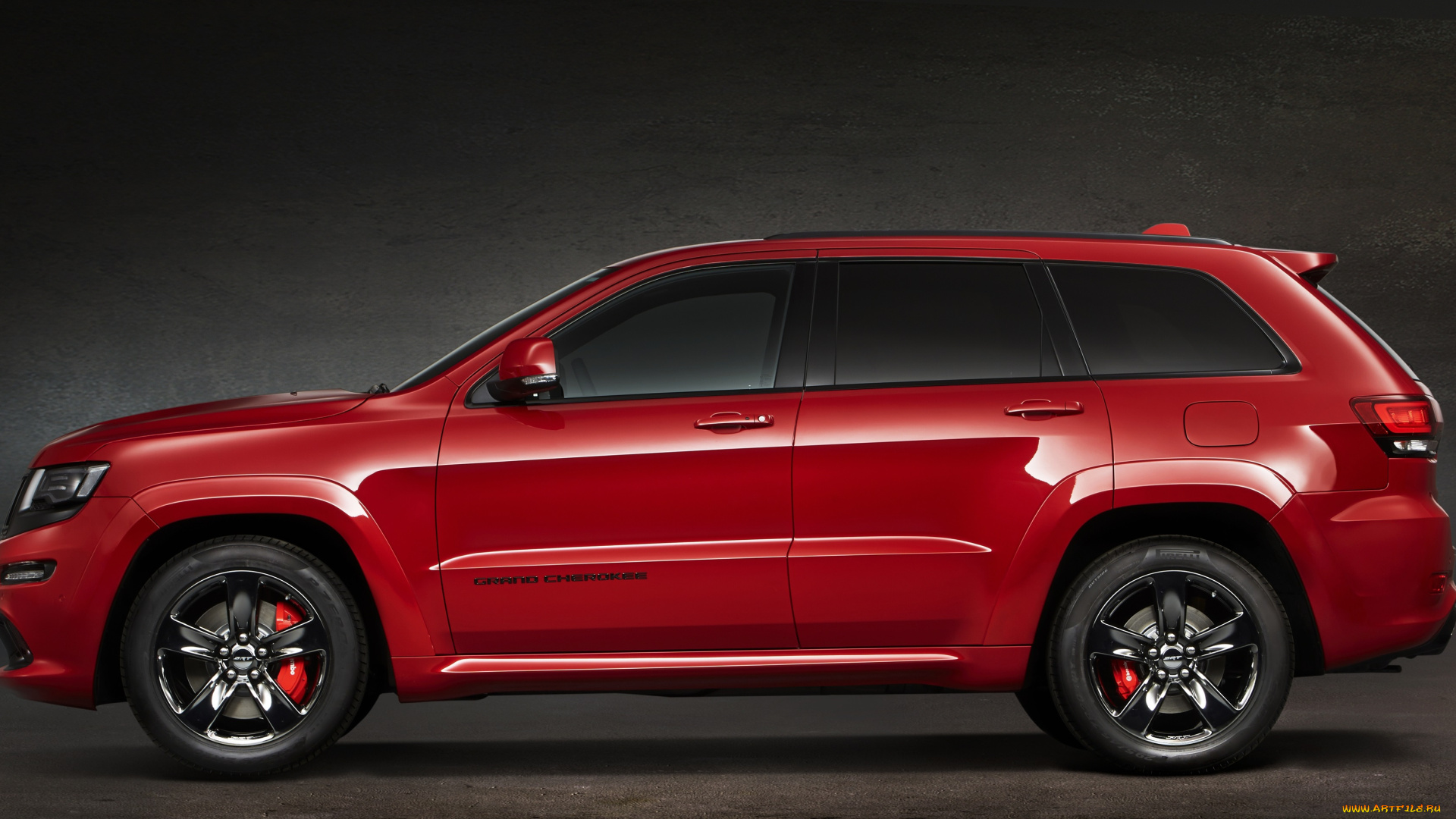 автомобили, jeep, красный, srt, cherokee, grand, 2014г, wk2, red, vapor, eu-spec