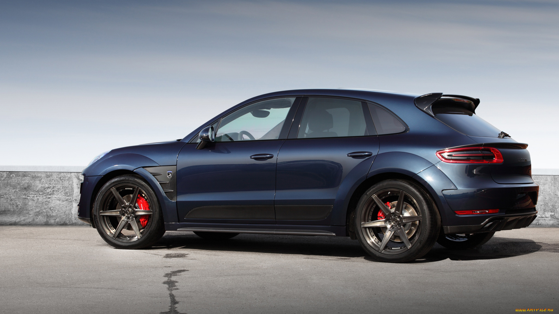 автомобили, porsche, темный, topcar, 2014г, 95b, ursa, macan