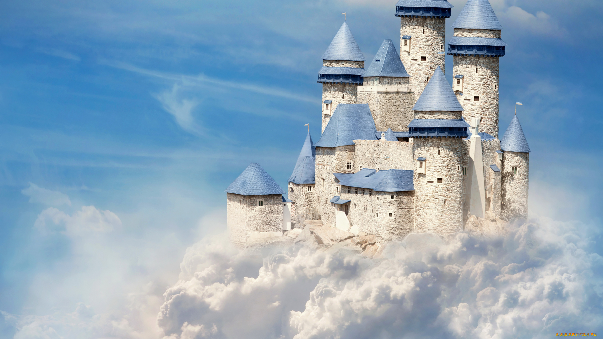 города, -, дворцы, , замки, , крепости, облака, небо, замок