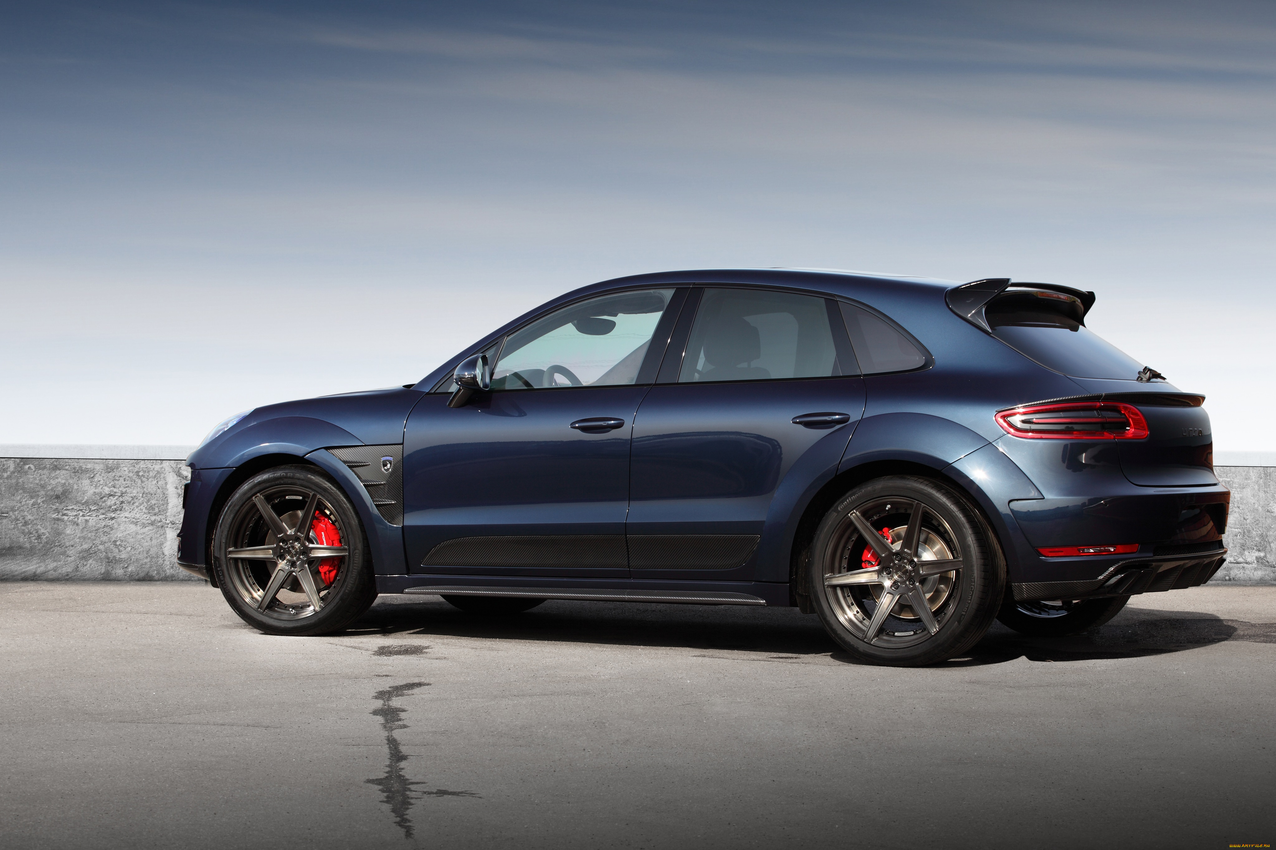 автомобили, porsche, темный, topcar, 2014г, 95b, ursa, macan