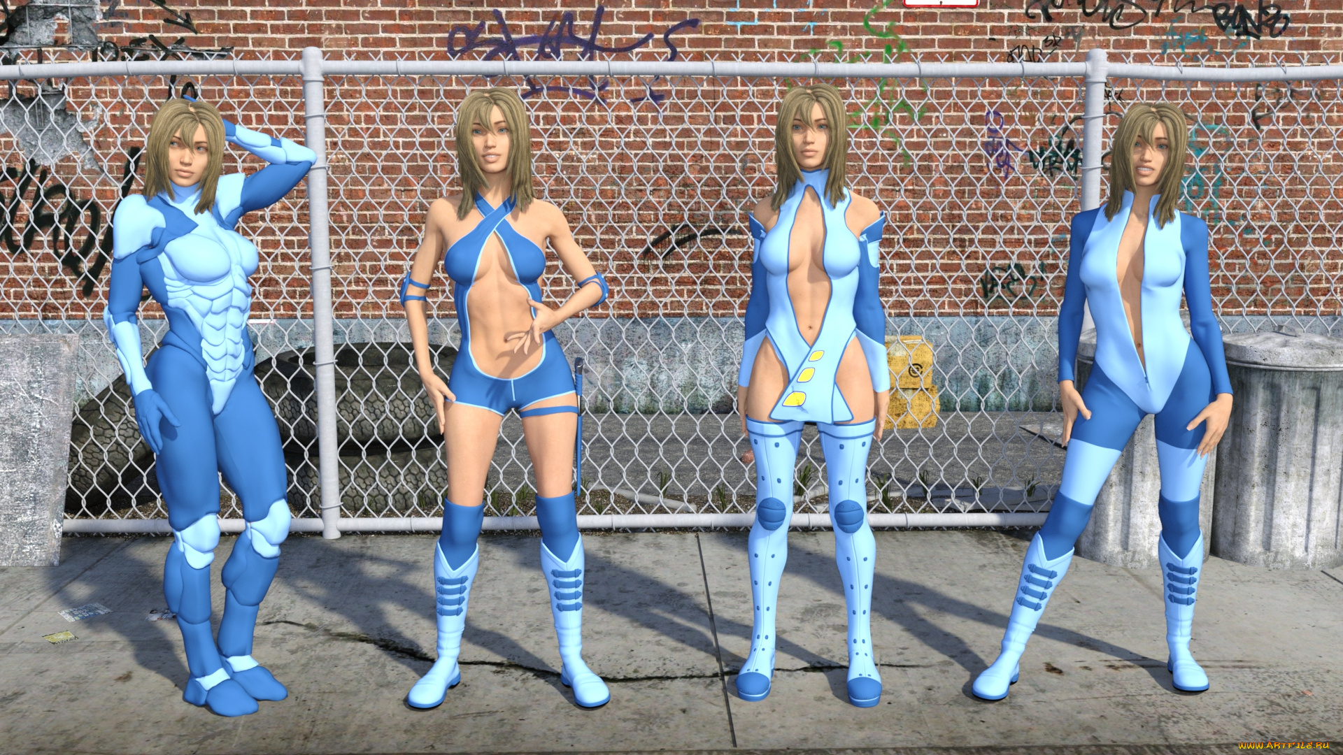 3д, графика, фантазия, , fantasy, фон, взгляд, девушки