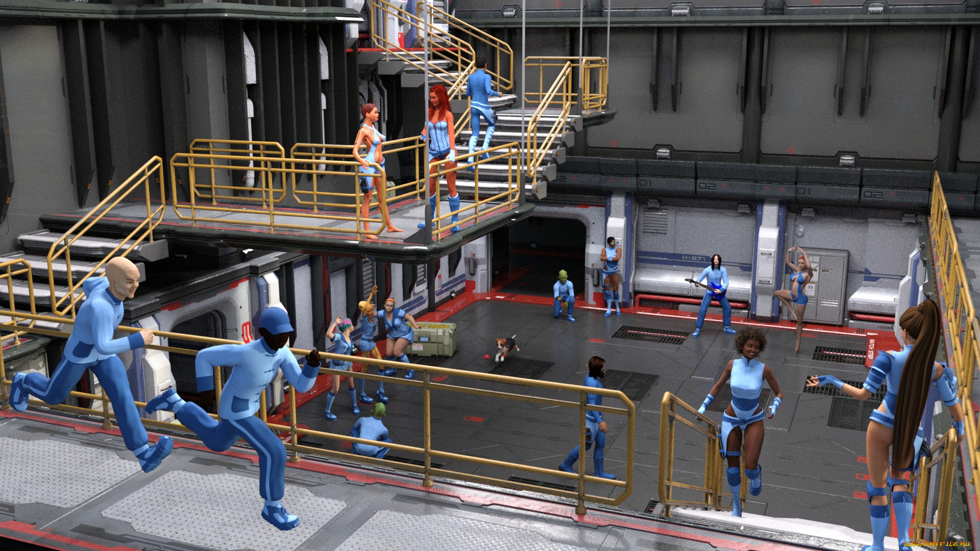 3д, графика, фантазия, , fantasy, команда