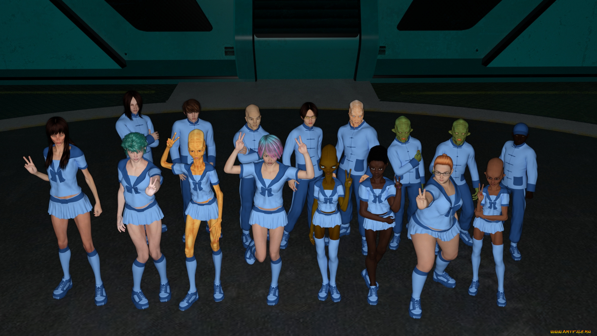 3д, графика, фантазия, , fantasy, команда