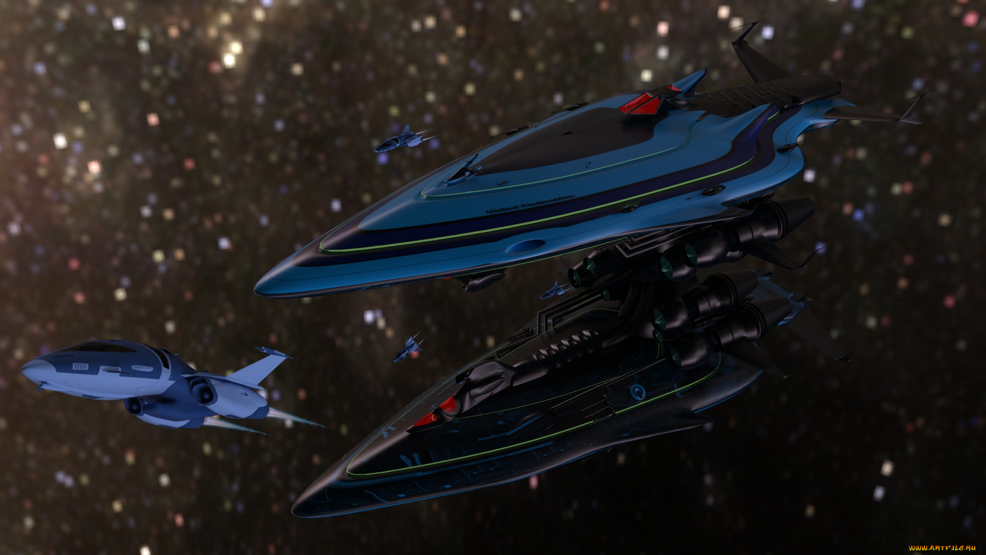 3д, графика, фантазия, , fantasy, вселенная, полет, космический, корабль